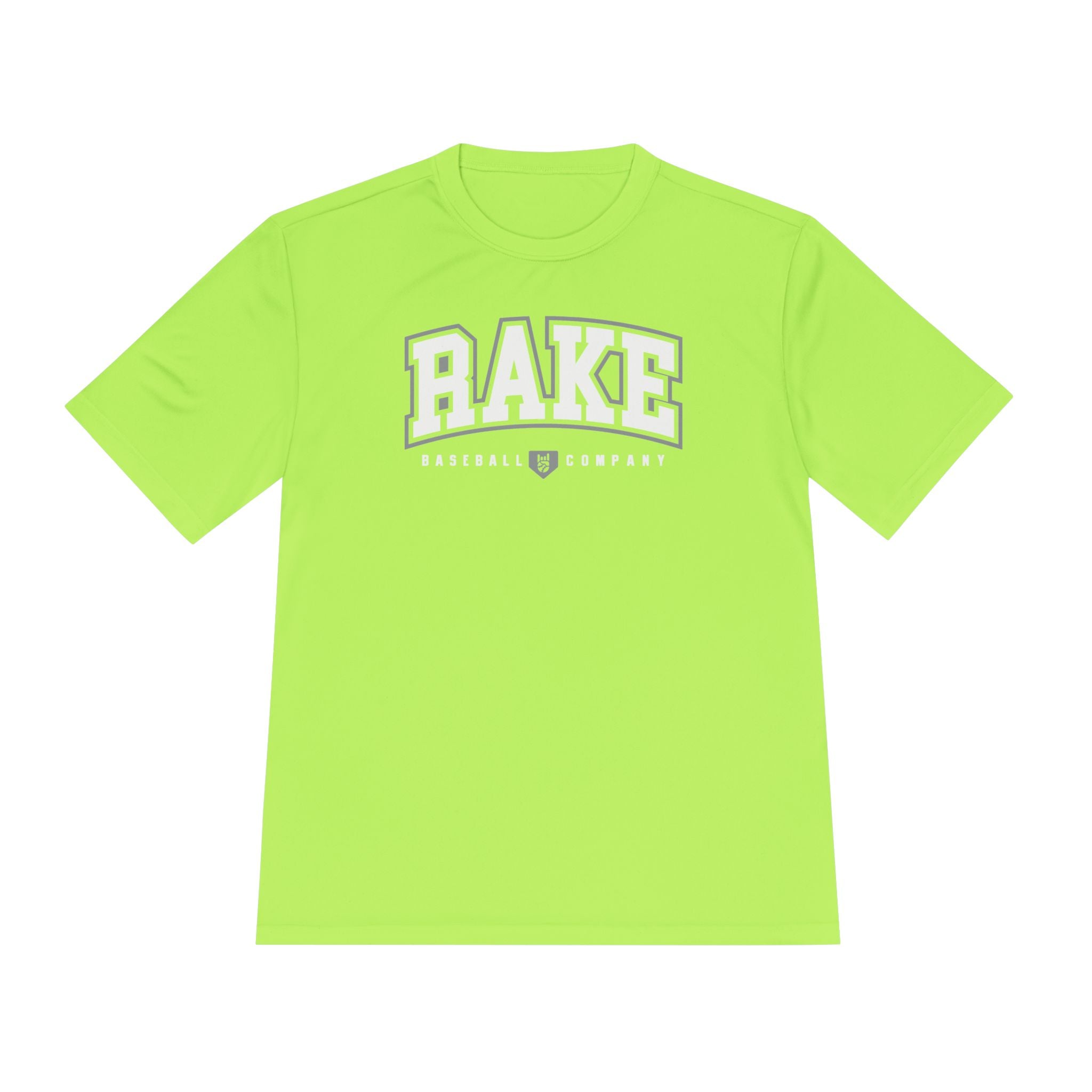 Rake Collegiate Baseball Dry Fit Tee - Rake Baseball Company - RAKE BASEBALL | BASEBALL T-SHIRT | BASEBALL CLOTHING | GOOD VIBES ONLY