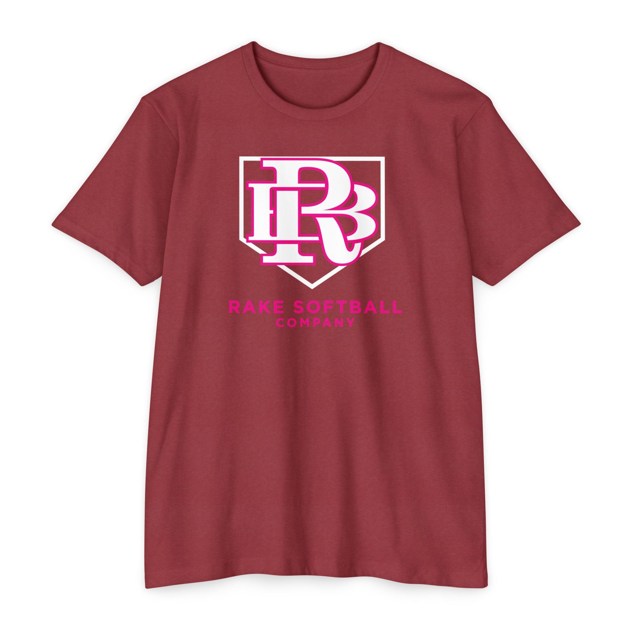 RB Homeplate Softball Tee - Rake Baseball Company - RAKE BASEBALL | BASEBALL T-SHIRT | BASEBALL CLOTHING | GOOD VIBES ONLY