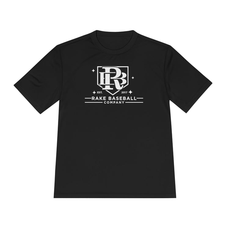 Rake Baseball Homeplate Tee Dry Fit Tee - Rake Baseball Company - RAKE BASEBALL | BASEBALL T-SHIRT | BASEBALL CLOTHING | GOOD VIBES ONLY