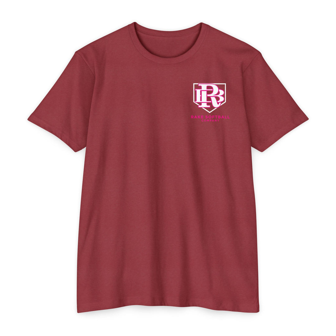 RB Homeplate Softball Tee - Rake Baseball Company - RAKE BASEBALL | BASEBALL T-SHIRT | BASEBALL CLOTHING | GOOD VIBES ONLY