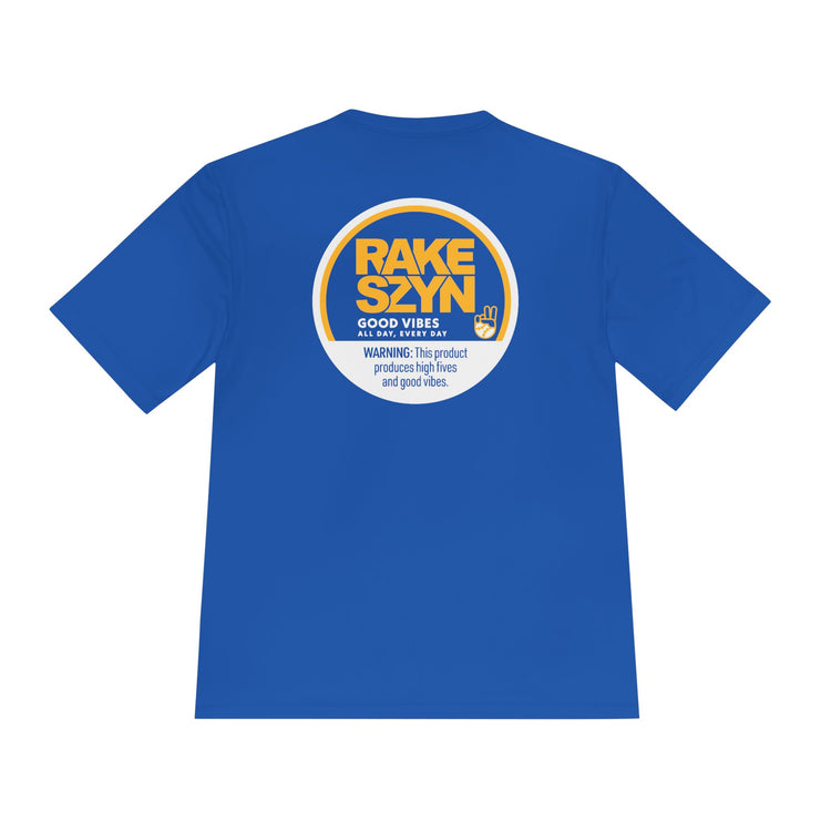 Rake SZYN Dry Fit Tee - Rake Baseball Company - RAKE BASEBALL | BASEBALL T-SHIRT | BASEBALL CLOTHING | GOOD VIBES ONLY