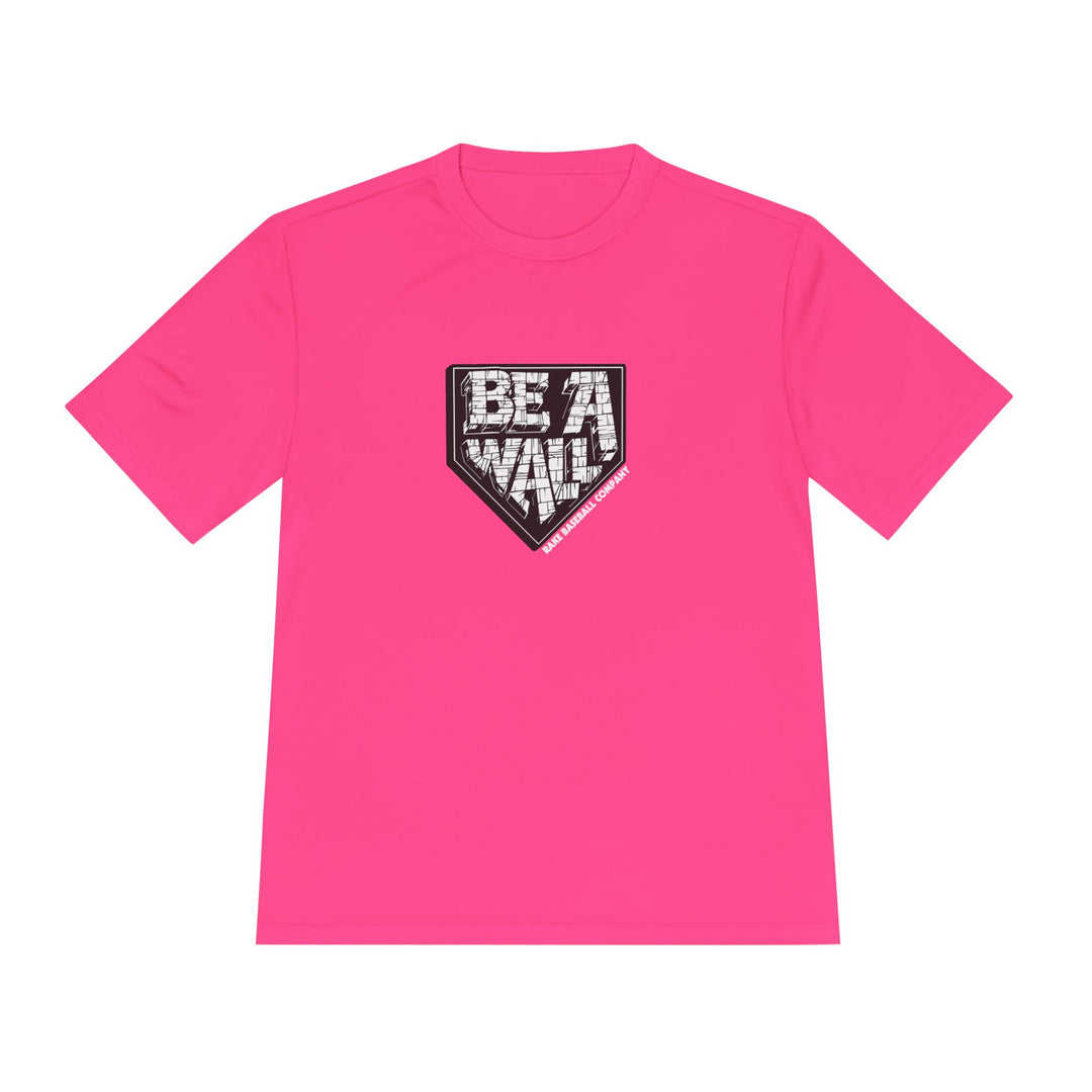 Be A Wall Catchers Dry Fit Tee - Rake Baseball Company - RAKE BASEBALL | BASEBALL T-SHIRT | BASEBALL CLOTHING | GOOD VIBES ONLY