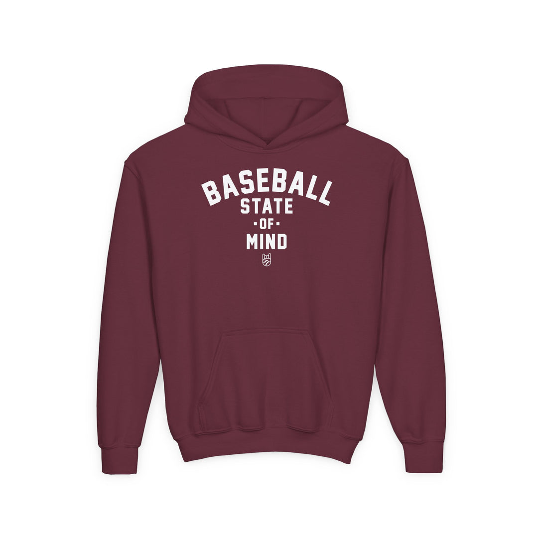 Kids Baseball State Of Mind Hoodie