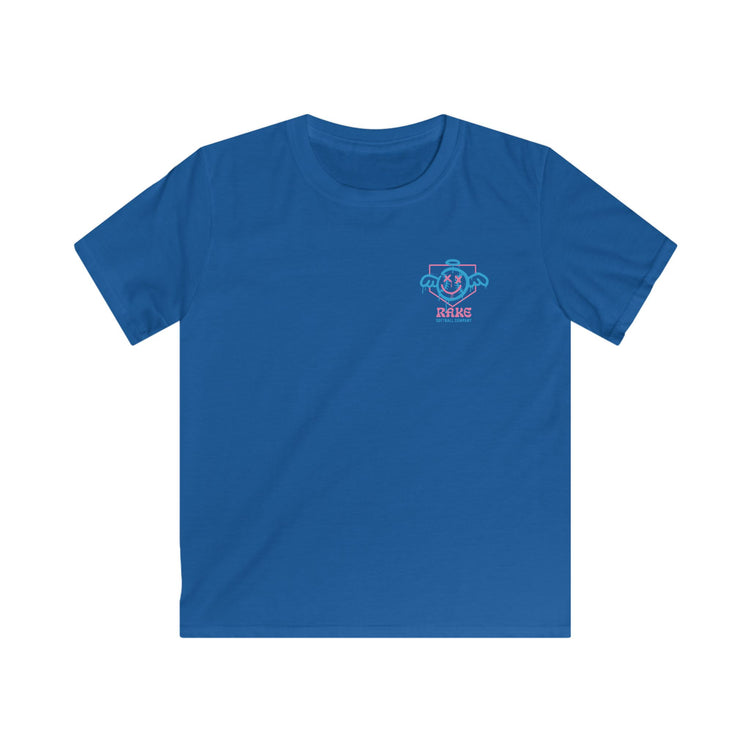 Kids She Angel Drip Softball Tee - Rake Baseball Company - RAKE BASEBALL | BASEBALL T-SHIRT | BASEBALL CLOTHING | GOOD VIBES ONLY