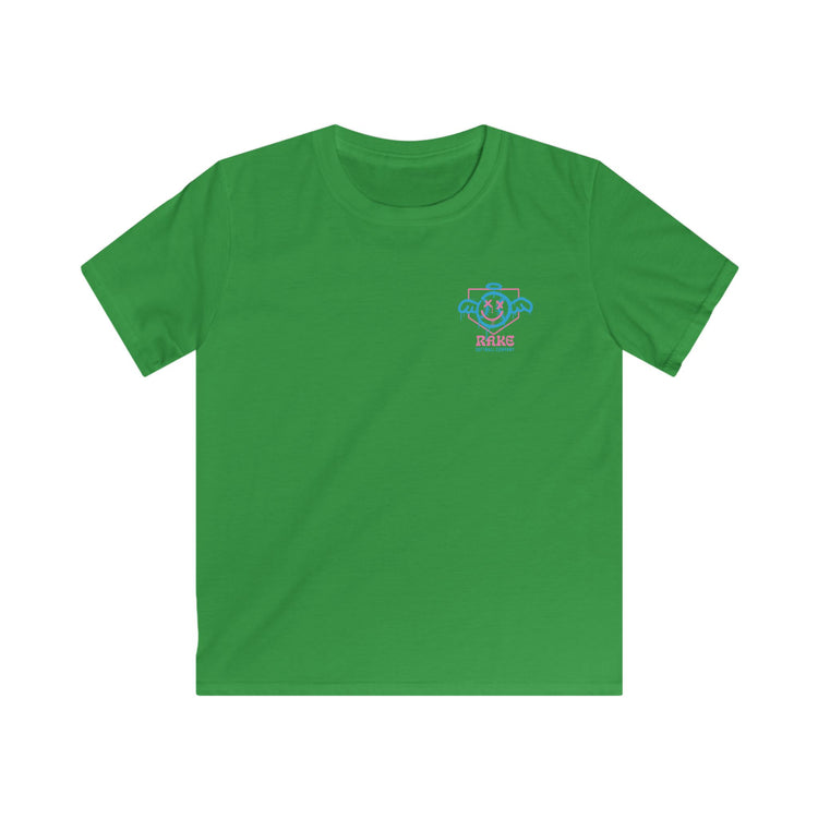 Kids She Angel Drip Softball Tee - Rake Baseball Company - RAKE BASEBALL | BASEBALL T-SHIRT | BASEBALL CLOTHING | GOOD VIBES ONLY