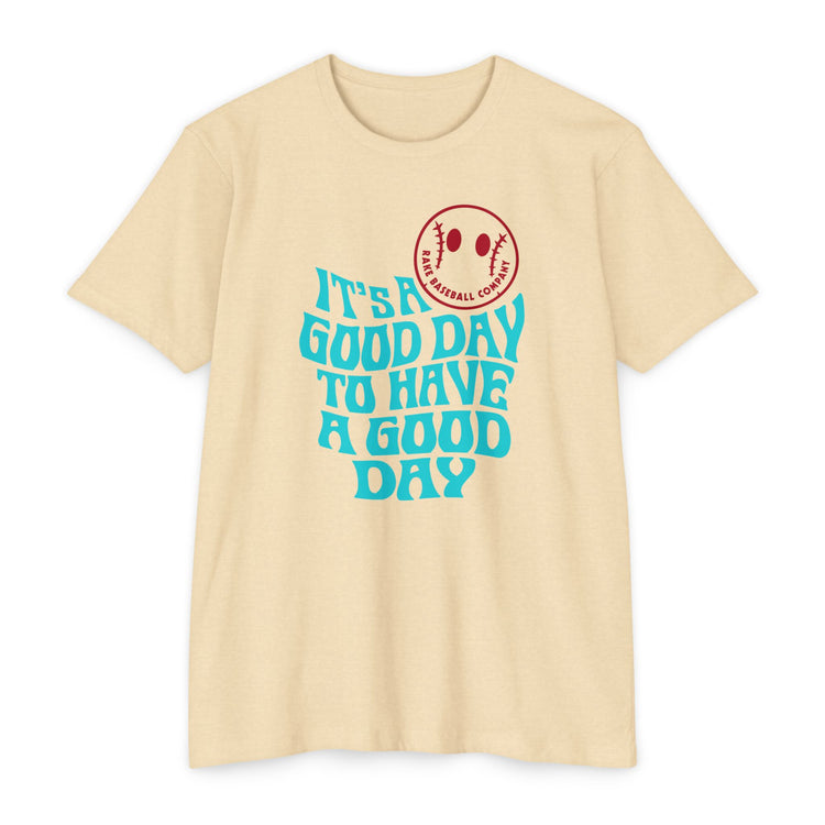 It's a Good Day Tee - Rake Baseball Company - RAKE BASEBALL | BASEBALL T-SHIRT | BASEBALL CLOTHING | GOOD VIBES ONLY