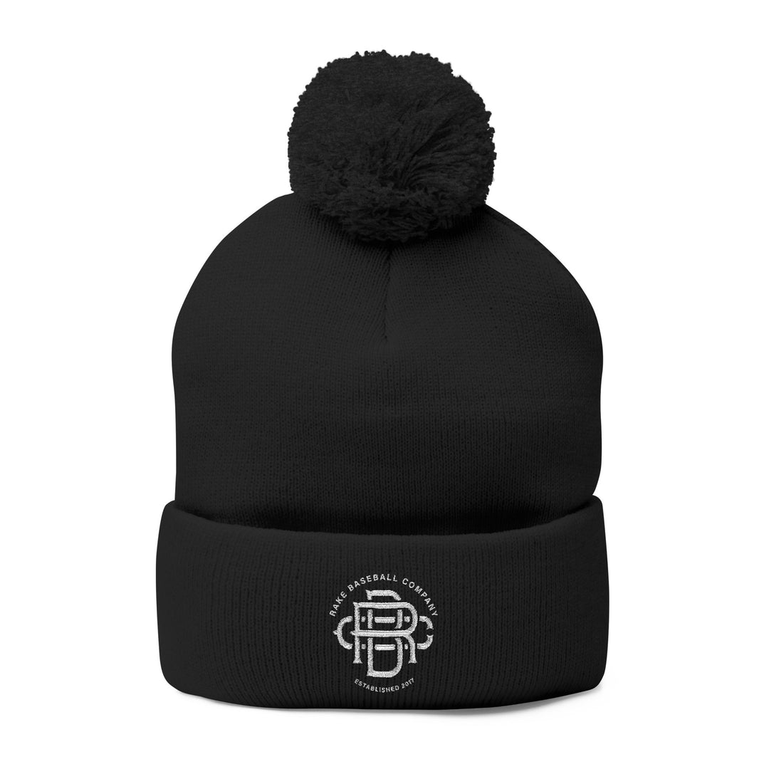 Rake Baseball Company Pom-Pom Beanie