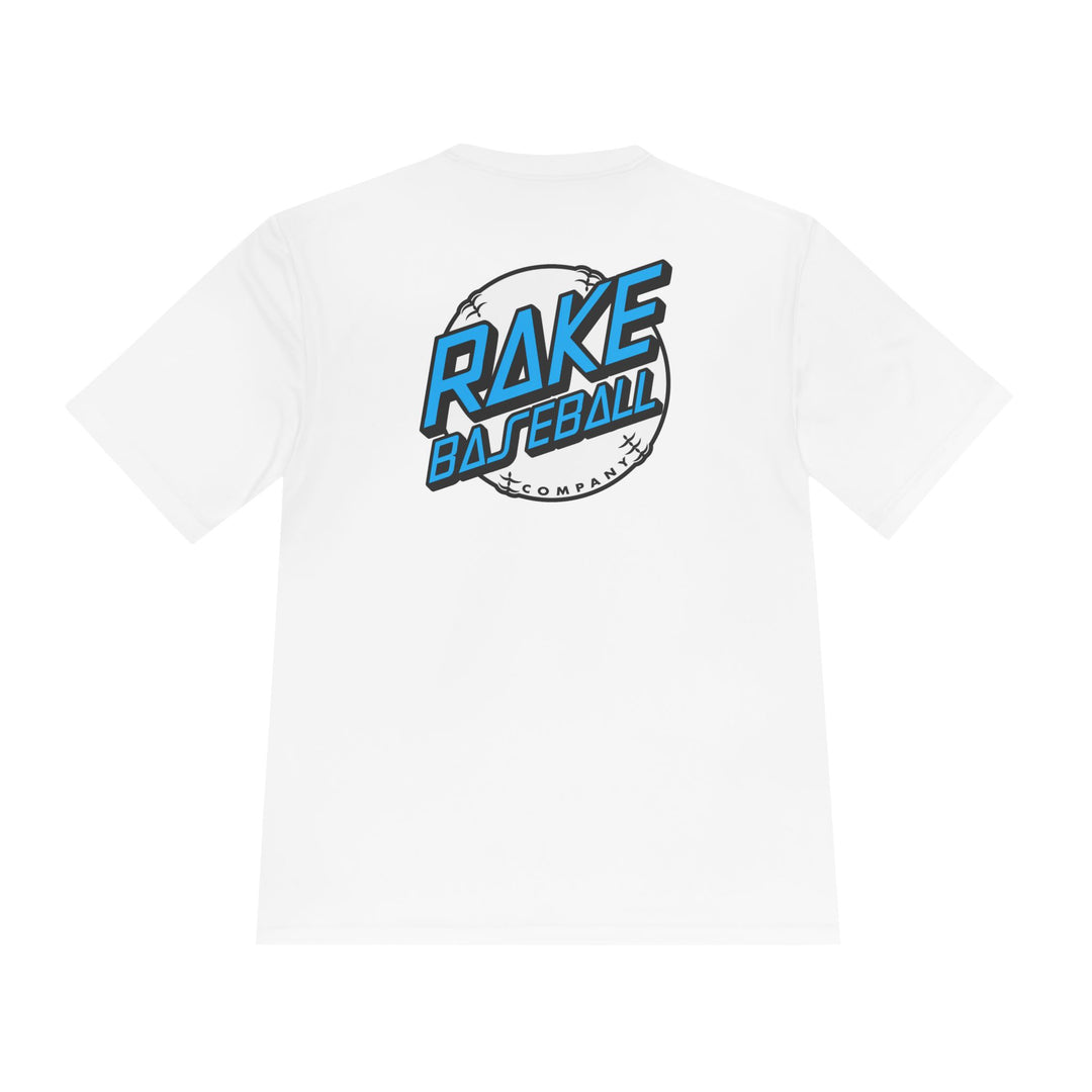 Rake Dot Dry Fit Tee - Rake Baseball Company - RAKE BASEBALL | BASEBALL T-SHIRT | BASEBALL CLOTHING | GOOD VIBES ONLY