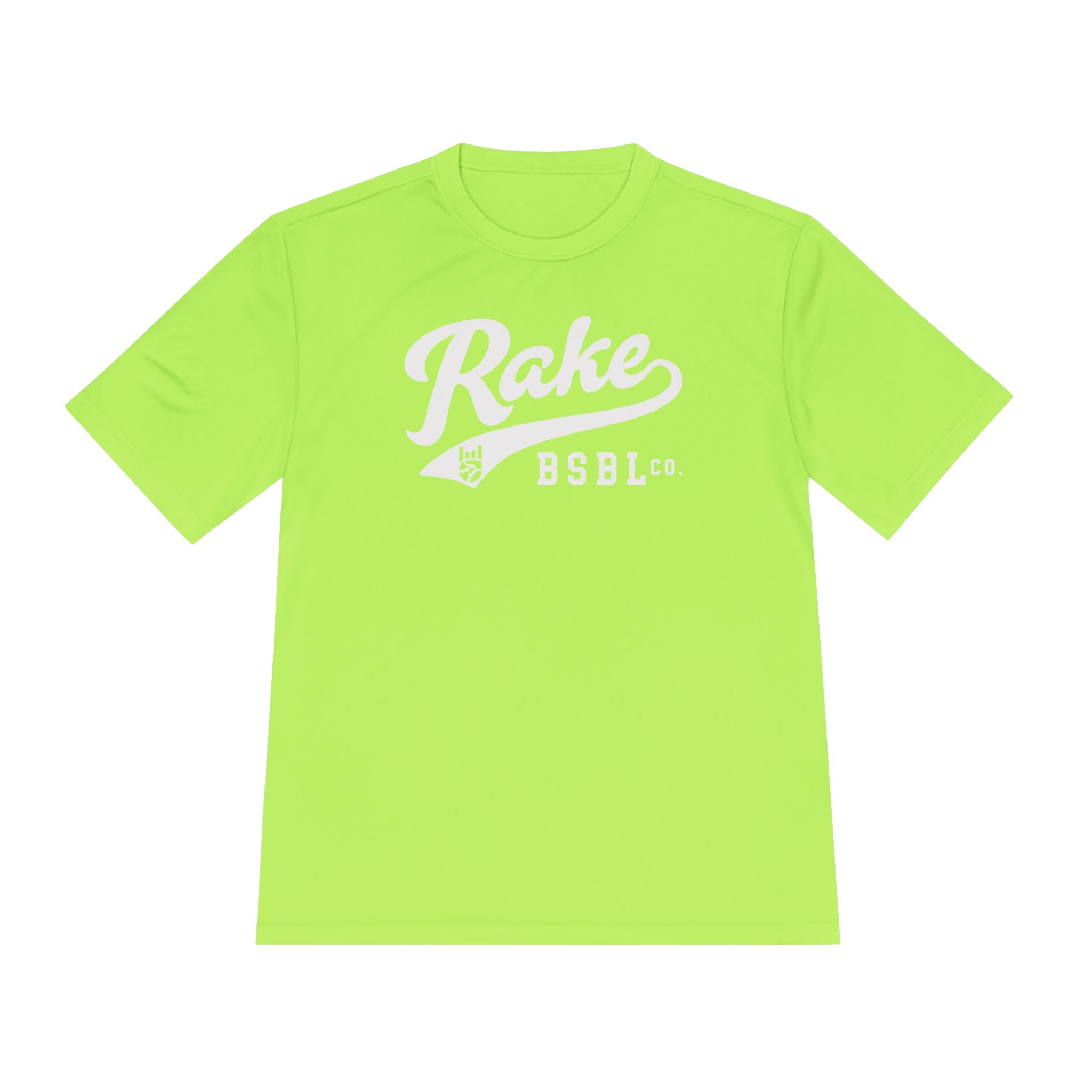 Rake Script Dry Fit Tee - Rake Baseball Company - RAKE BASEBALL | BASEBALL T-SHIRT | BASEBALL CLOTHING | GOOD VIBES ONLY