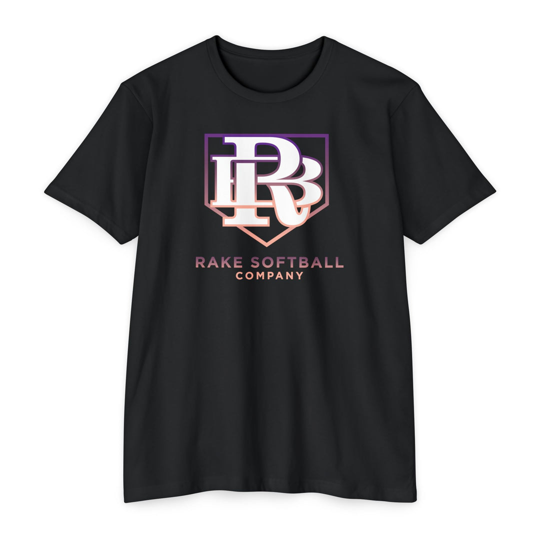 RB Homeplate Softball Tee - Rake Baseball Company - RAKE BASEBALL | BASEBALL T-SHIRT | BASEBALL CLOTHING | GOOD VIBES ONLY