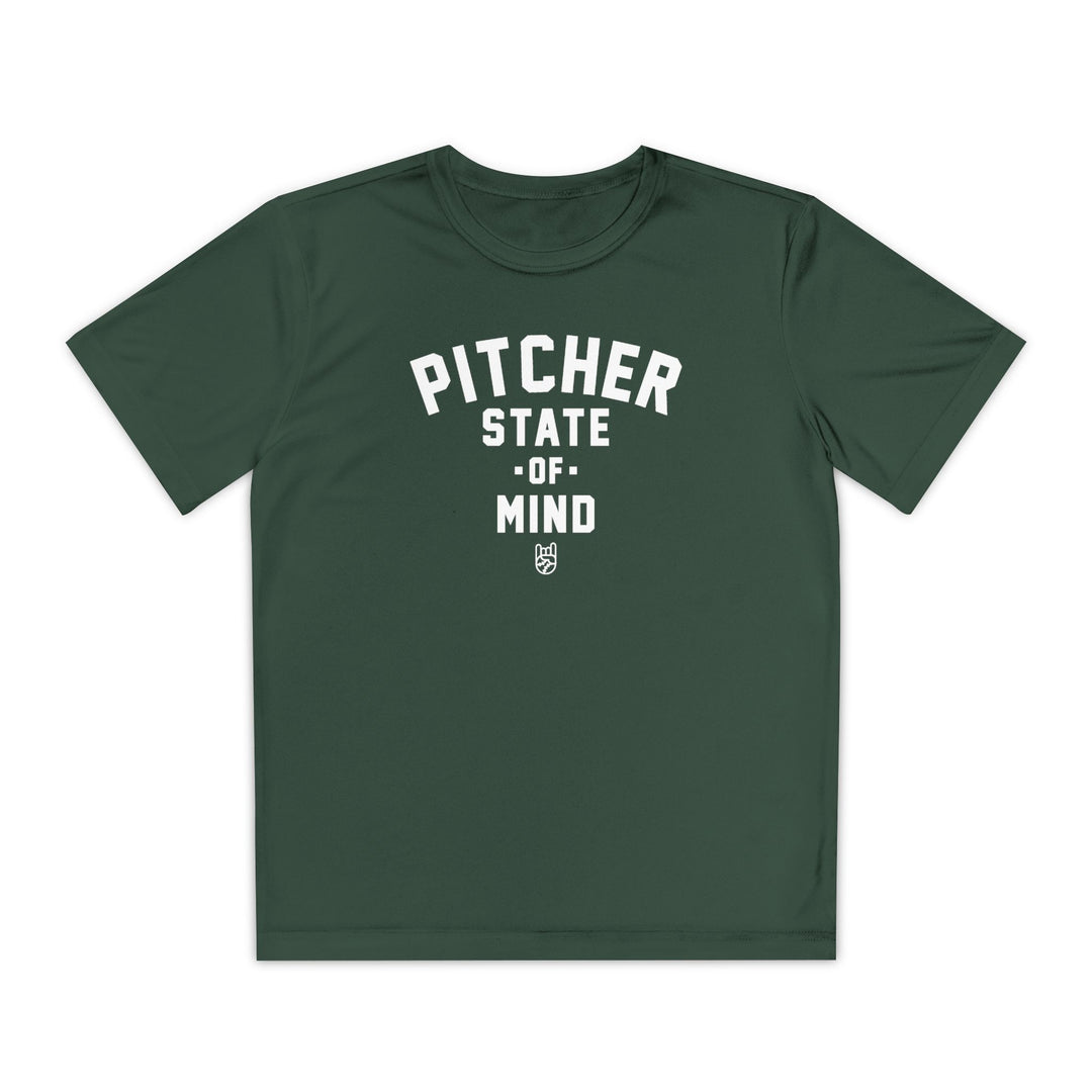 Kids Pitcher State Of Mind Dry Fit Tee