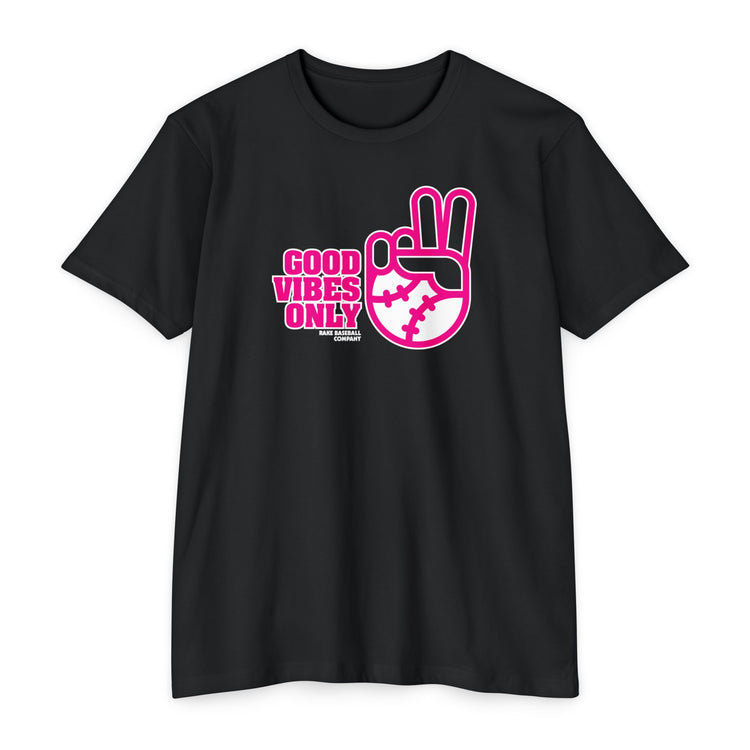 Good Vibes Only Tee - Rake Baseball Company - RAKE BASEBALL | BASEBALL T-SHIRT | BASEBALL CLOTHING | GOOD VIBES ONLY