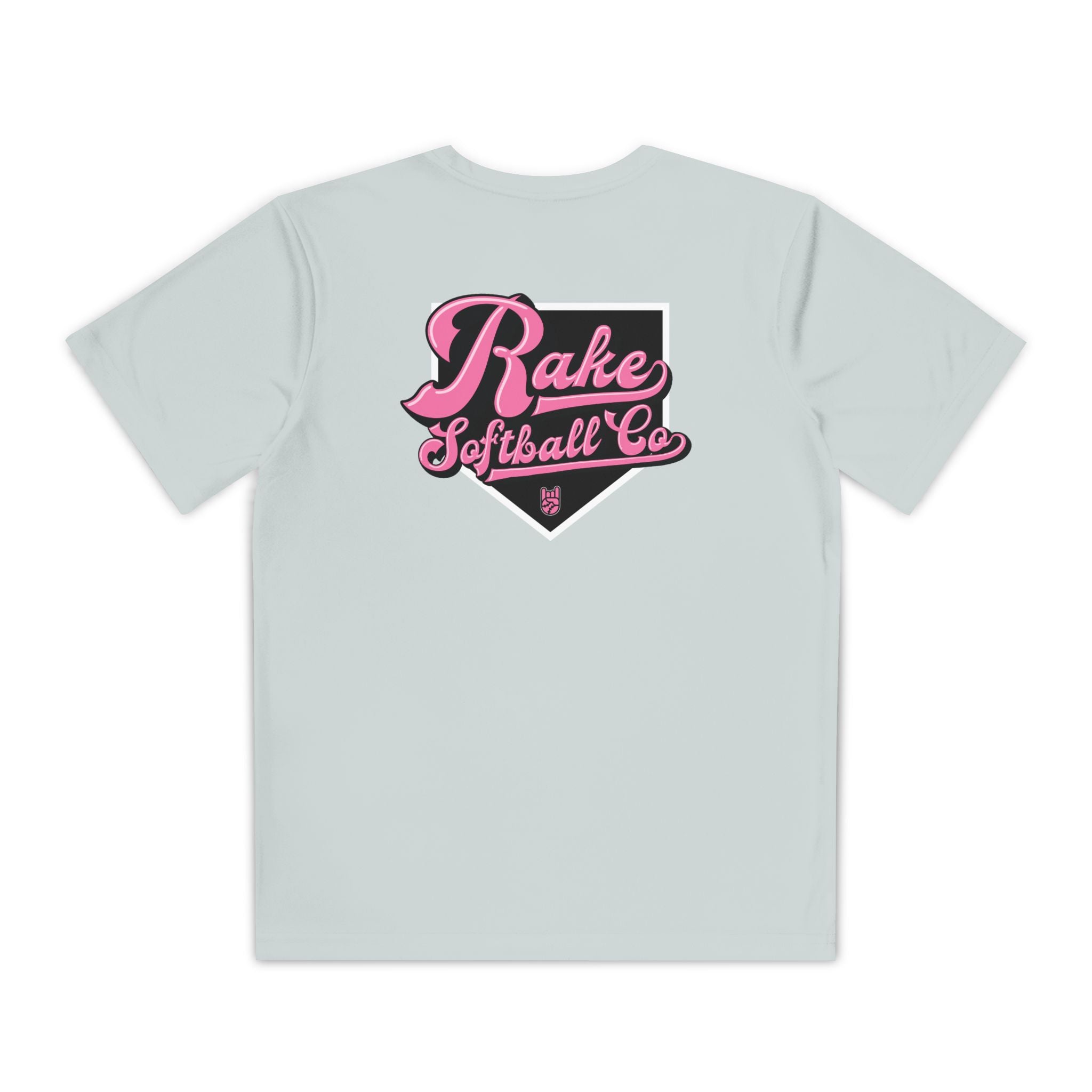 Kids Rake Softball Co. Dry Fit Tee - Rake Baseball Company - RAKE BASEBALL | BASEBALL T-SHIRT | BASEBALL CLOTHING | GOOD VIBES ONLY