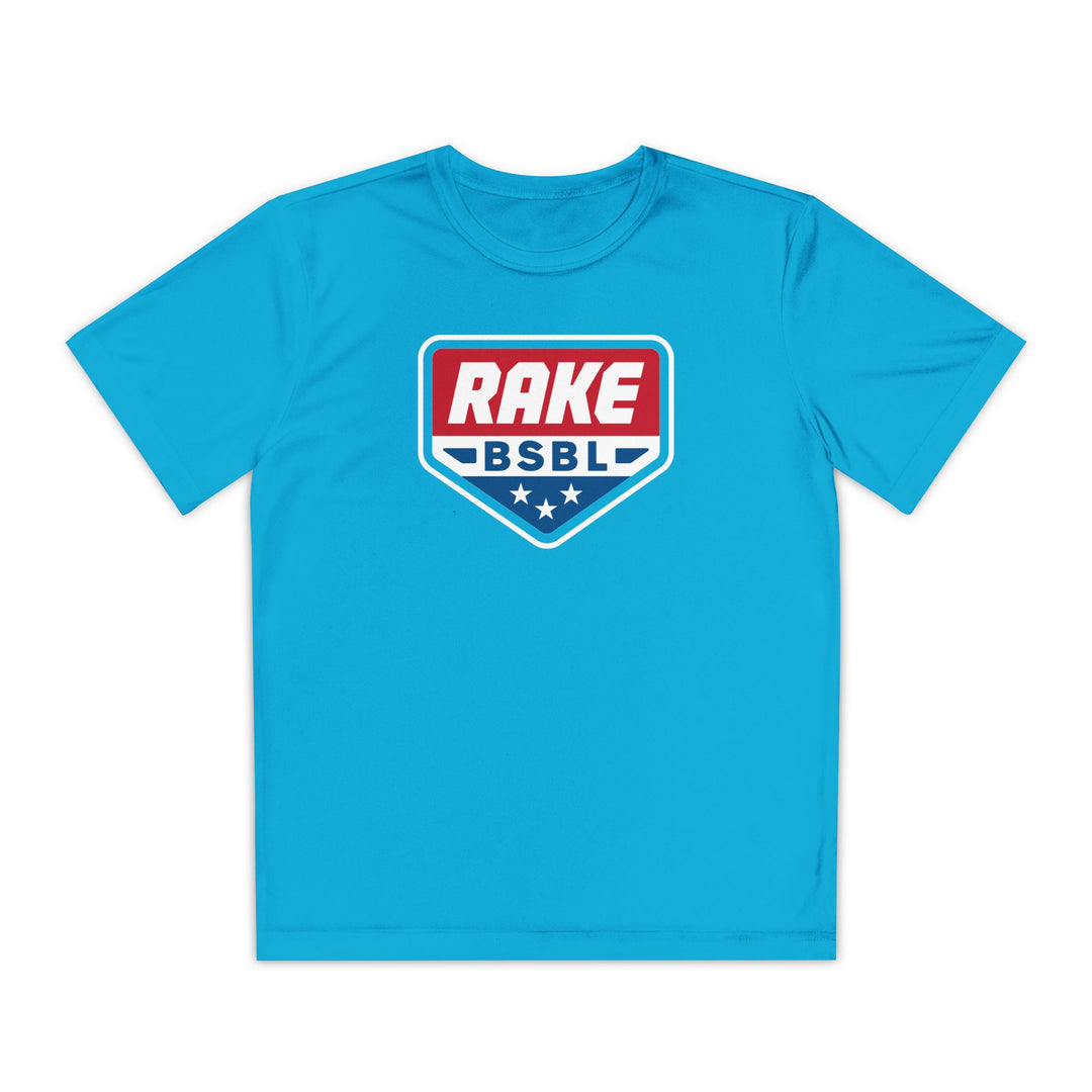 Kids Rake Flag Plate Dry Fit Tee