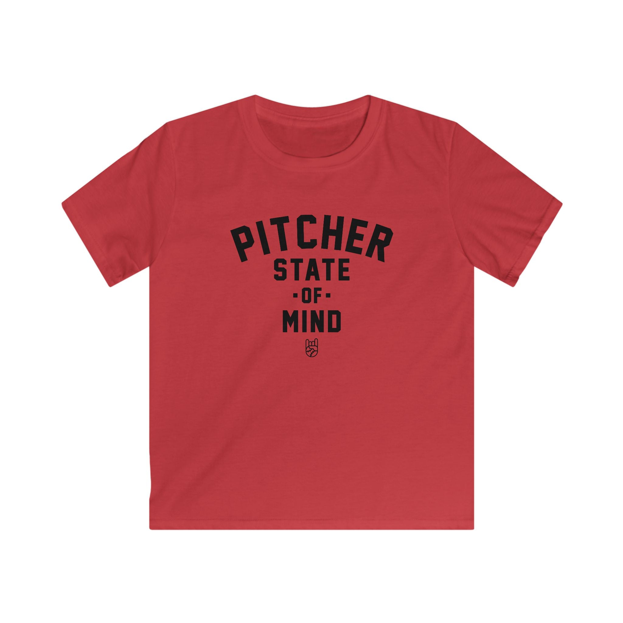 Kids Pitcher State of Mind Tee - Rake Baseball Company - RAKE BASEBALL | BASEBALL T-SHIRT | BASEBALL CLOTHING | GOOD VIBES ONLY