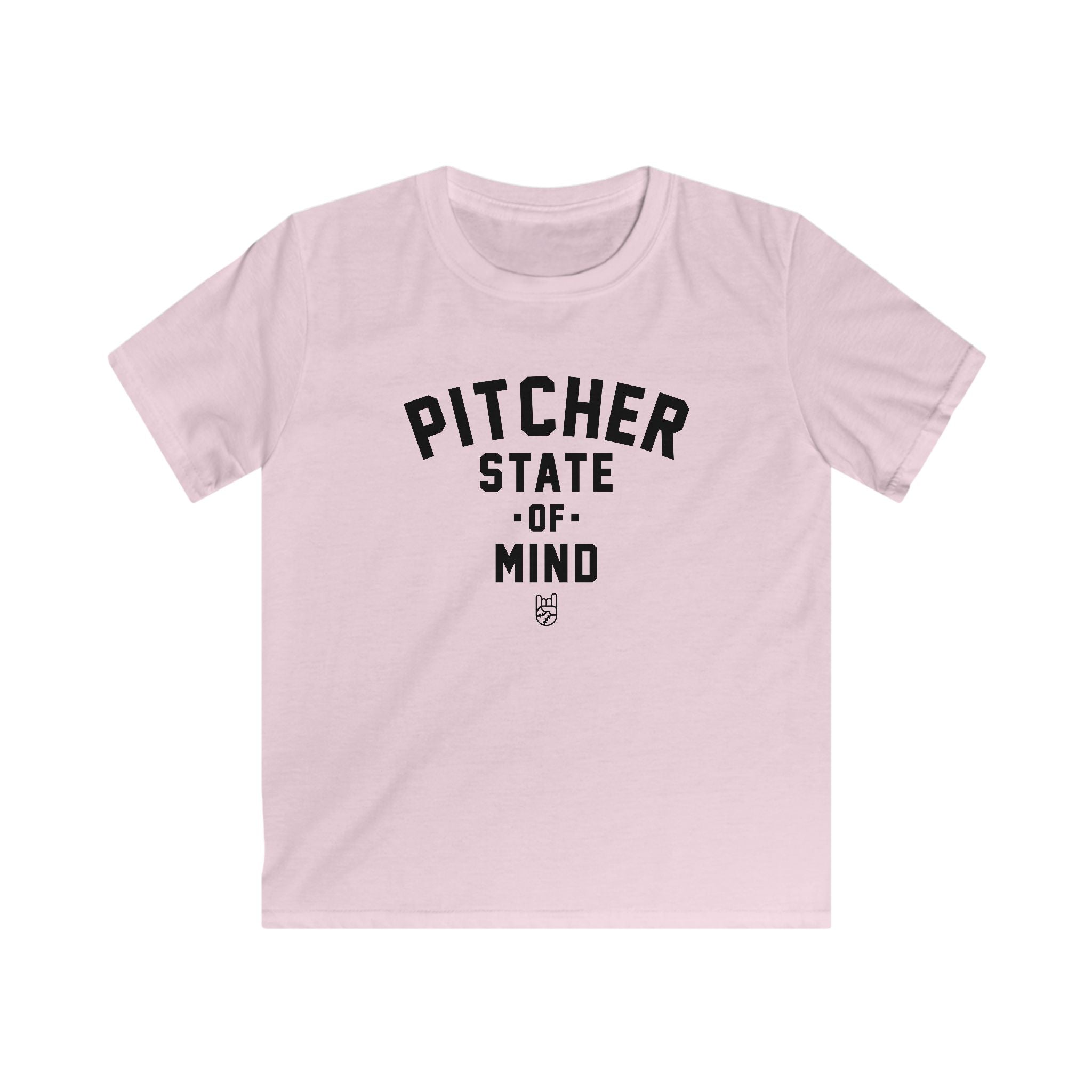 Kids Pitcher State of Mind Tee - Rake Baseball Company - RAKE BASEBALL | BASEBALL T-SHIRT | BASEBALL CLOTHING | GOOD VIBES ONLY