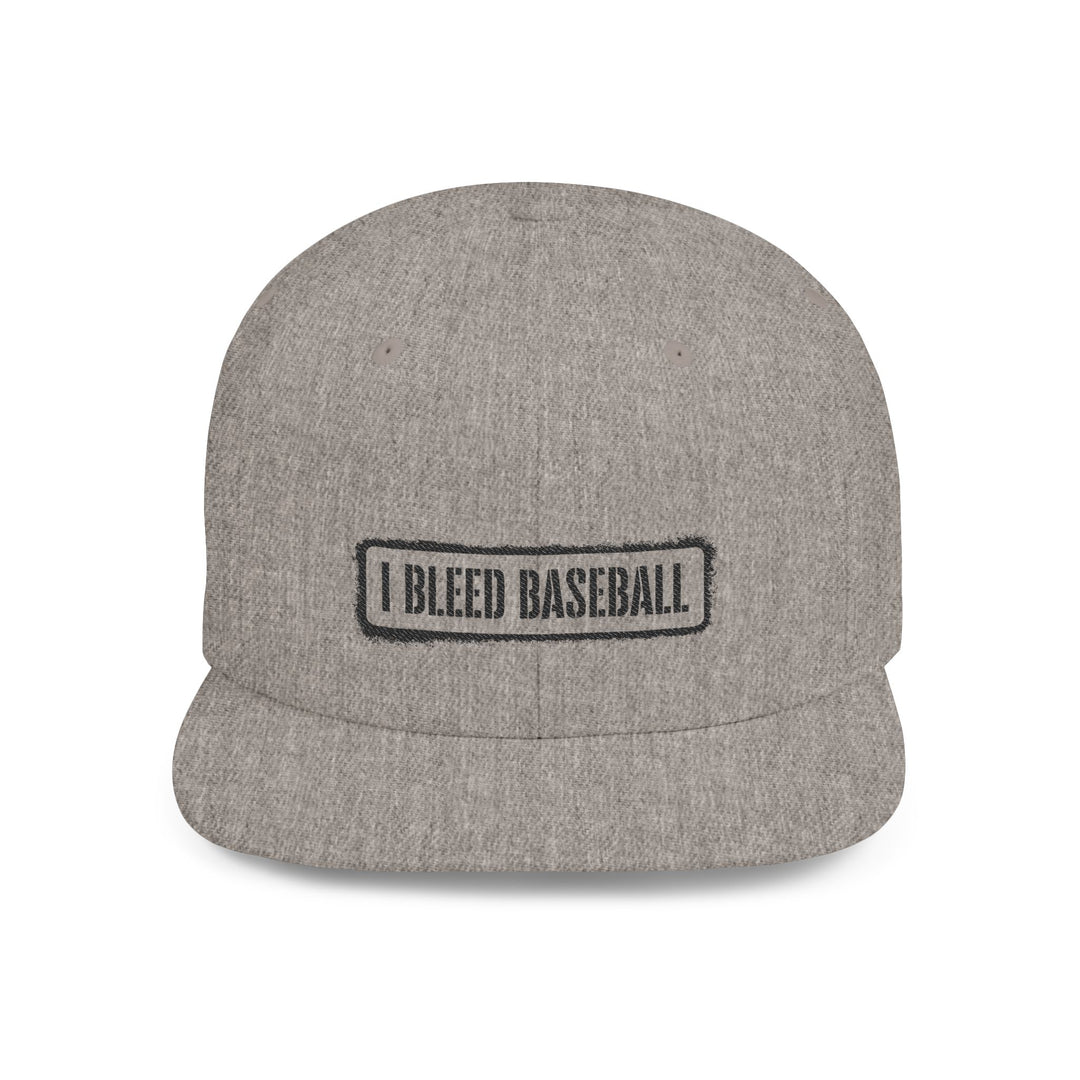 I Bleed Baseball Snapback Hat