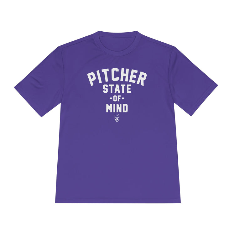 Pitcher State Of Mind Dry Fit Tee - Rake Baseball Company - RAKE BASEBALL | BASEBALL T-SHIRT | BASEBALL CLOTHING | GOOD VIBES ONLY