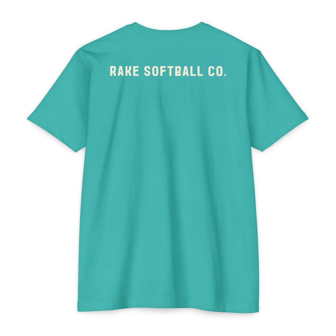 Built to Rake Softball Tee - Rake Baseball Company - RAKE BASEBALL | BASEBALL T-SHIRT | BASEBALL CLOTHING | GOOD VIBES ONLY