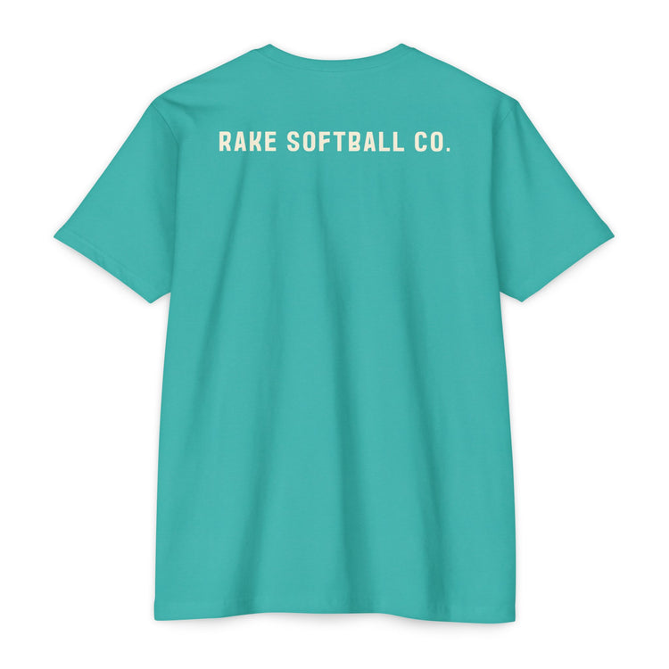 Built to Rake Softball Tee - Rake Baseball Company - RAKE BASEBALL | BASEBALL T-SHIRT | BASEBALL CLOTHING | GOOD VIBES ONLY