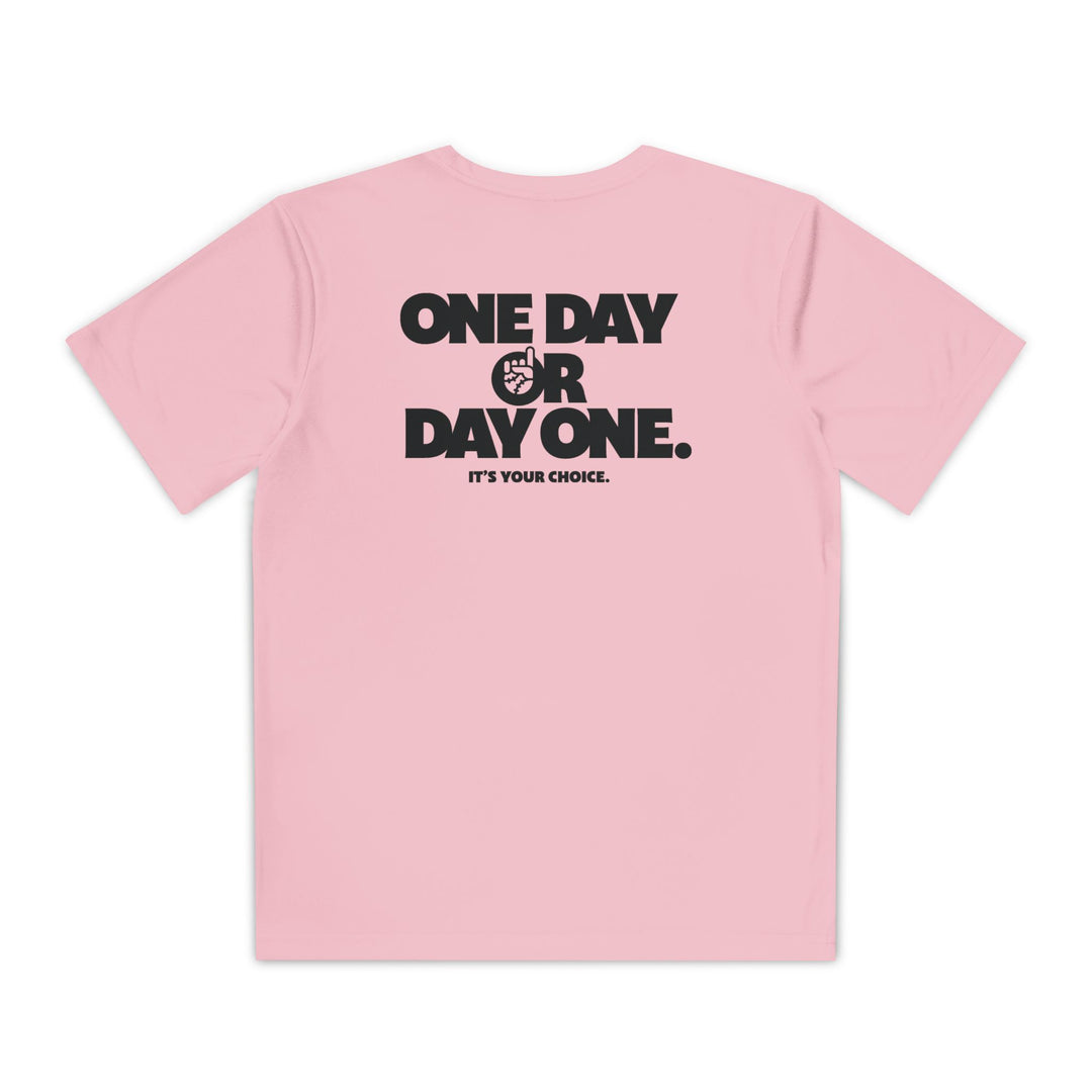 Kids One Day or Day One Dry Fit Tee - Rake Baseball Company - RAKE BASEBALL | BASEBALL T-SHIRT | BASEBALL CLOTHING | GOOD VIBES ONLY