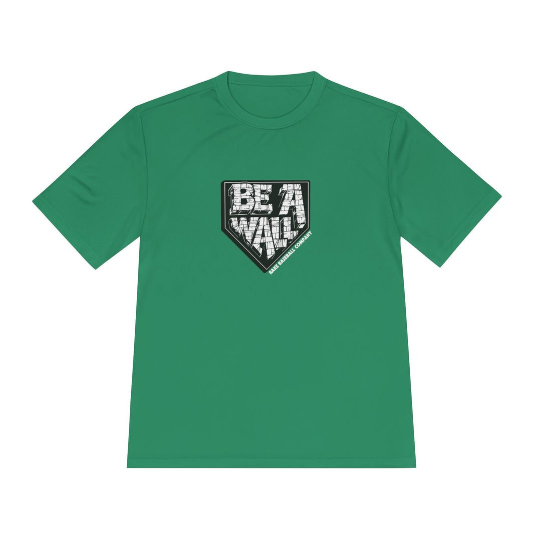 Be A Wall Catchers Dry Fit Tee - Rake Baseball Company - RAKE BASEBALL | BASEBALL T-SHIRT | BASEBALL CLOTHING | GOOD VIBES ONLY
