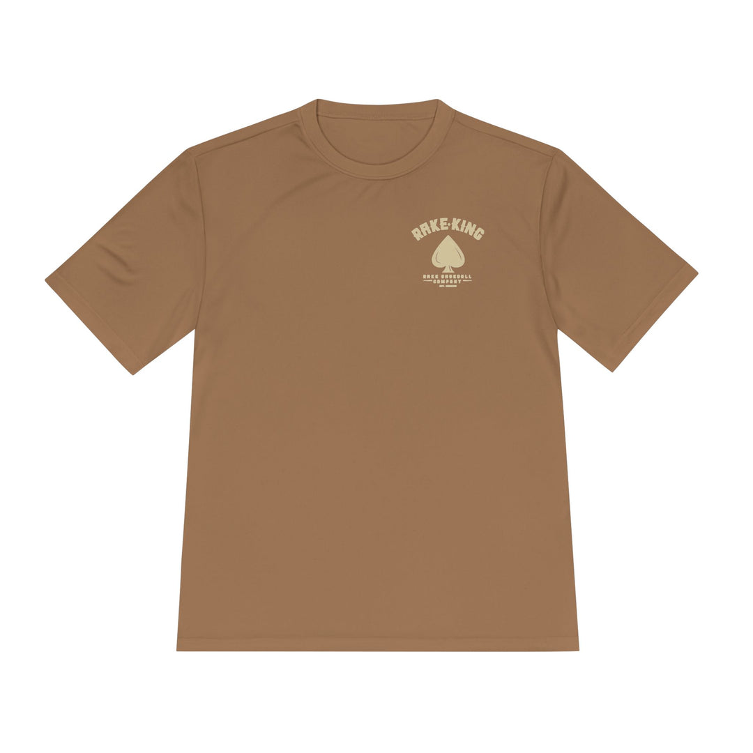 Rake King Dry Fit Tee - Rake Baseball Company - RAKE BASEBALL | BASEBALL T-SHIRT | BASEBALL CLOTHING | GOOD VIBES ONLY