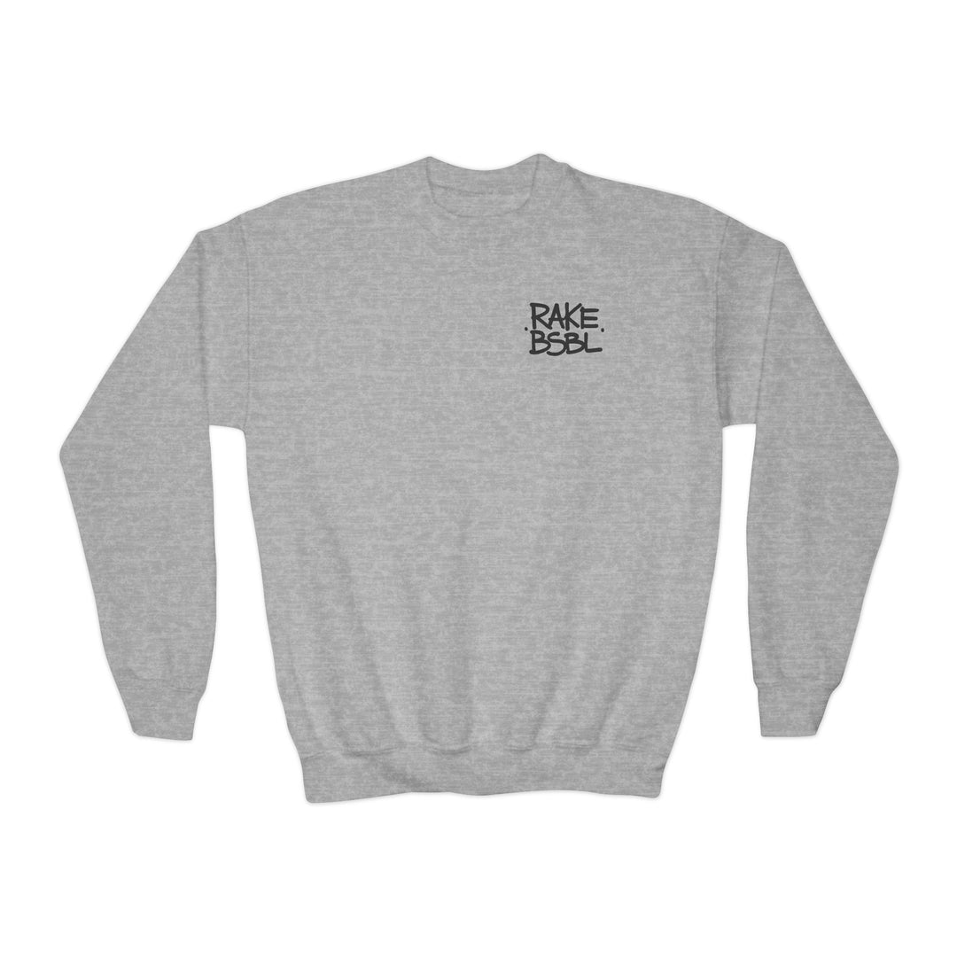 Kids Rake BSBL Crewneck Sweatshirt