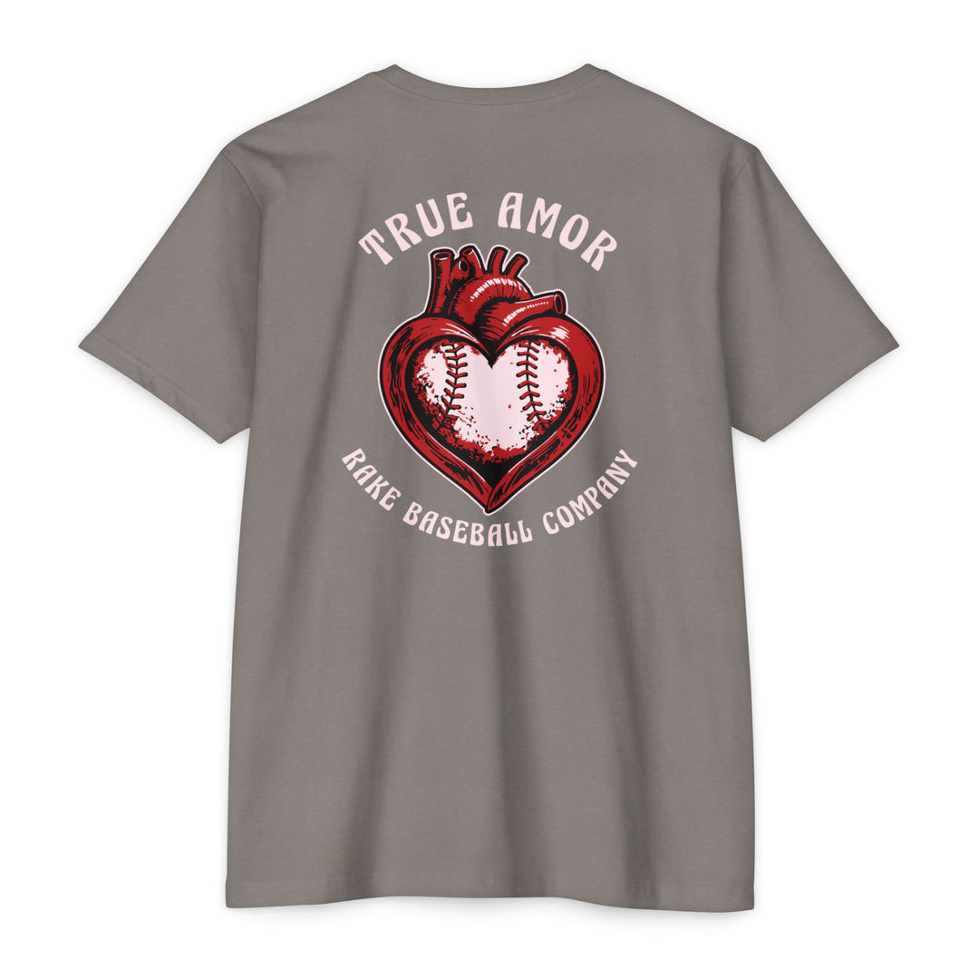 True Amor Baseball Tee - Rake Baseball Company - RAKE BASEBALL | BASEBALL T-SHIRT | BASEBALL CLOTHING | GOOD VIBES ONLY