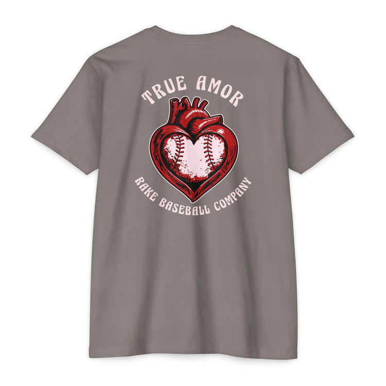 True Amor Baseball Tee - Rake Baseball Company - RAKE BASEBALL | BASEBALL T-SHIRT | BASEBALL CLOTHING | GOOD VIBES ONLY