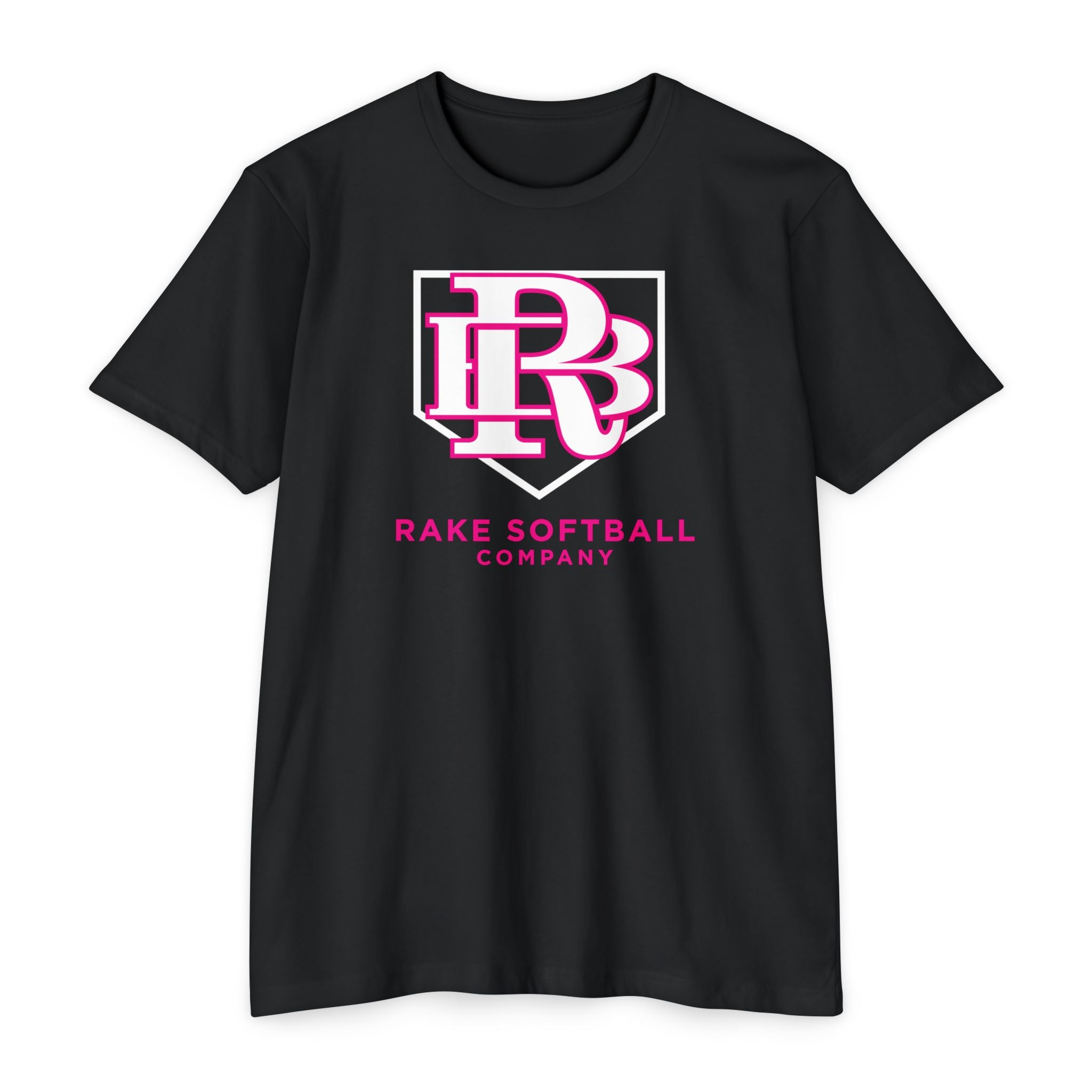 RB Homeplate Softball Tee - Rake Baseball Company - RAKE BASEBALL | BASEBALL T-SHIRT | BASEBALL CLOTHING | GOOD VIBES ONLY