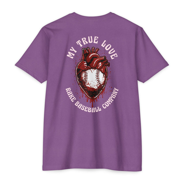 My True Love Baseball Tee - Rake Baseball Company - RAKE BASEBALL | BASEBALL T-SHIRT | BASEBALL CLOTHING | GOOD VIBES ONLY