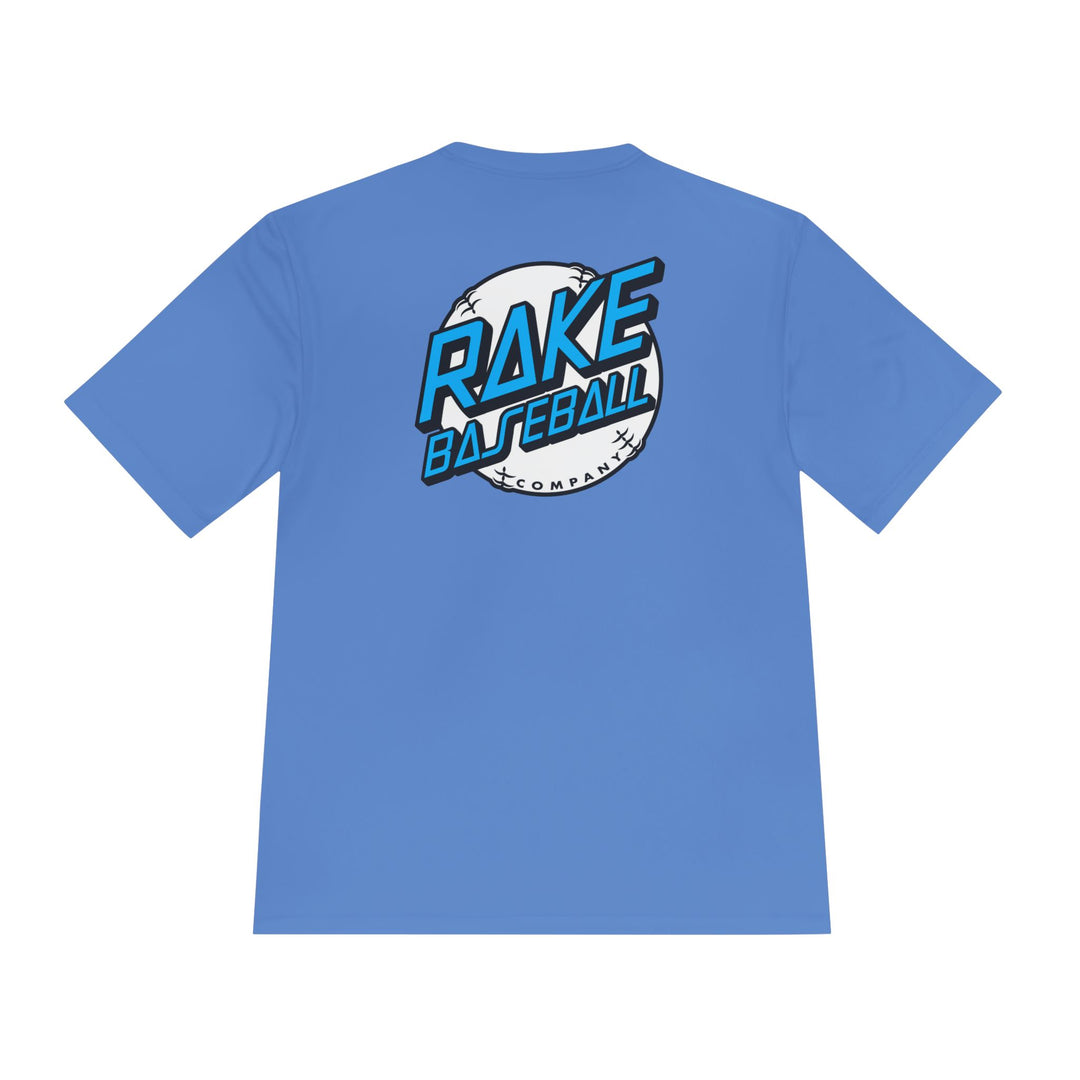 Rake Dot Dry Fit Tee - Rake Baseball Company - RAKE BASEBALL | BASEBALL T-SHIRT | BASEBALL CLOTHING | GOOD VIBES ONLY
