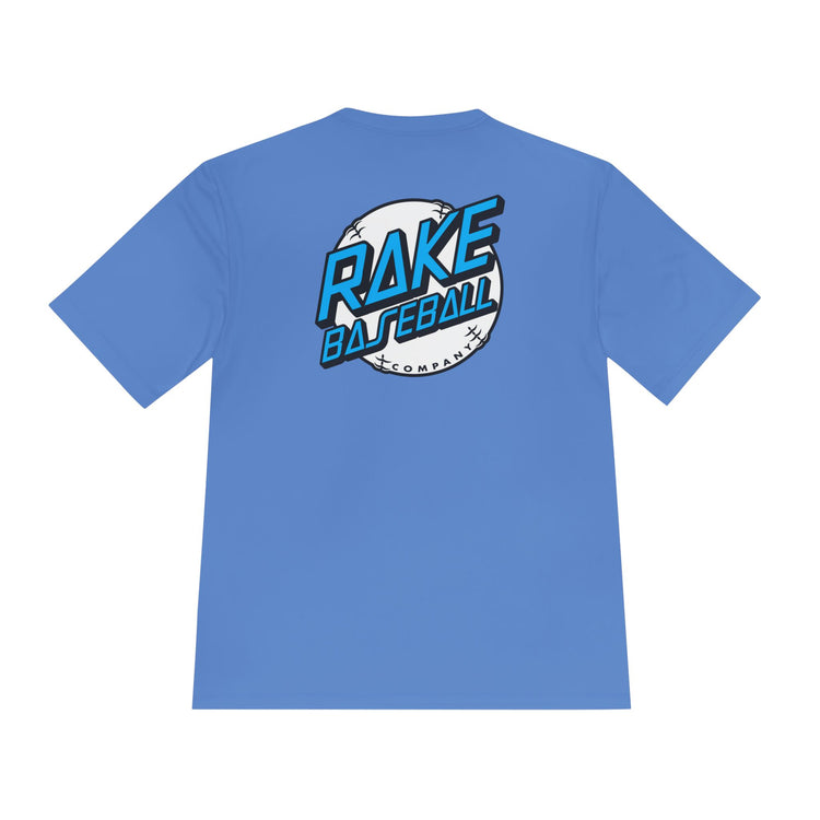 Rake Dot Dry Fit Tee - Rake Baseball Company - RAKE BASEBALL | BASEBALL T-SHIRT | BASEBALL CLOTHING | GOOD VIBES ONLY