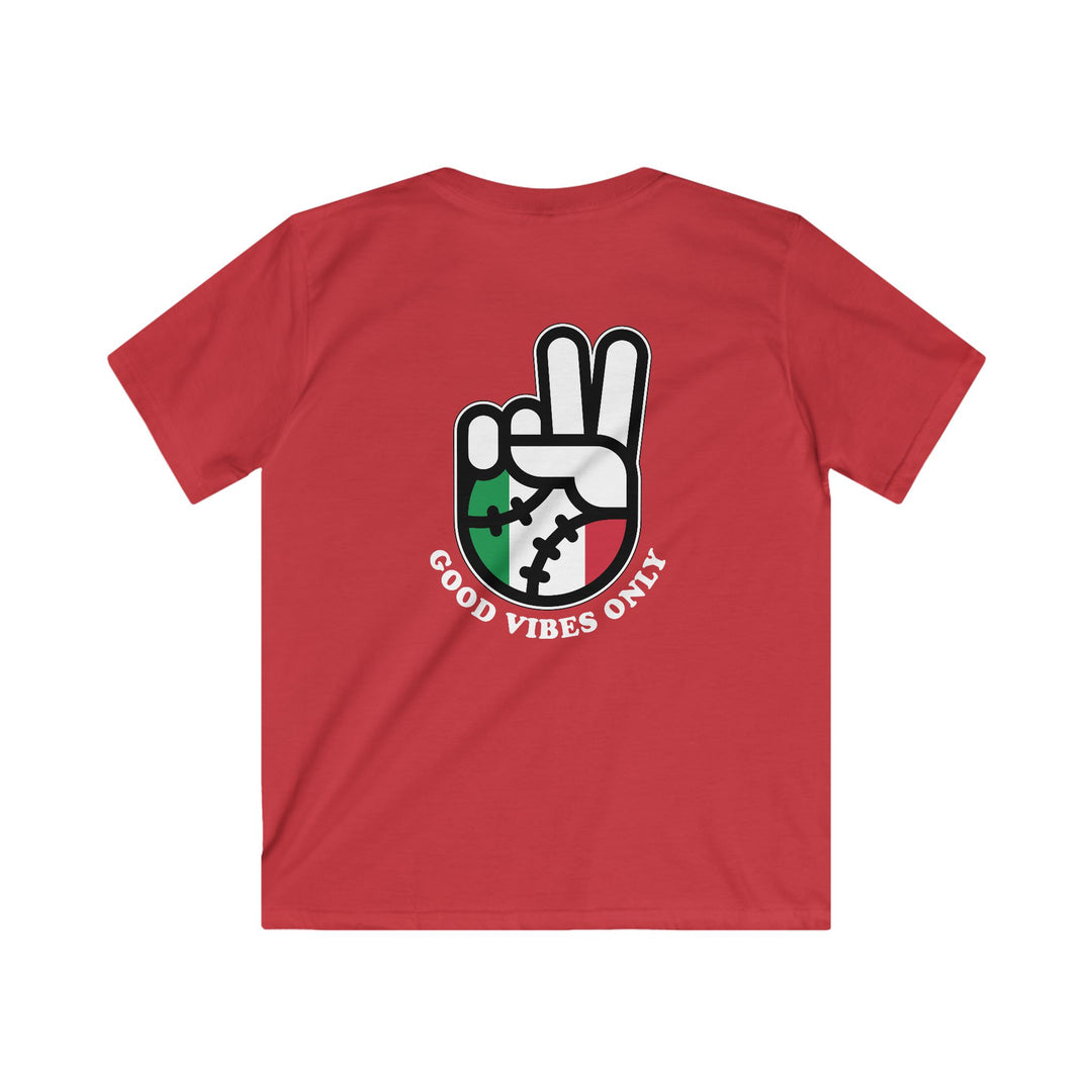 Kids Italy Inspired WBC Edition Tee - Rake Baseball Company - RAKE BASEBALL | BASEBALL T-SHIRT | BASEBALL CLOTHING | GOOD VIBES ONLY