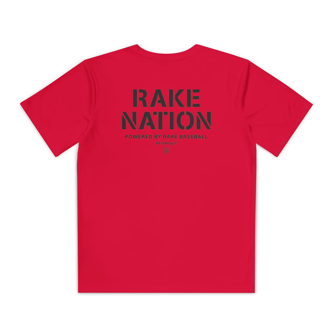 Kids Rake Nation Dry Fit Tee