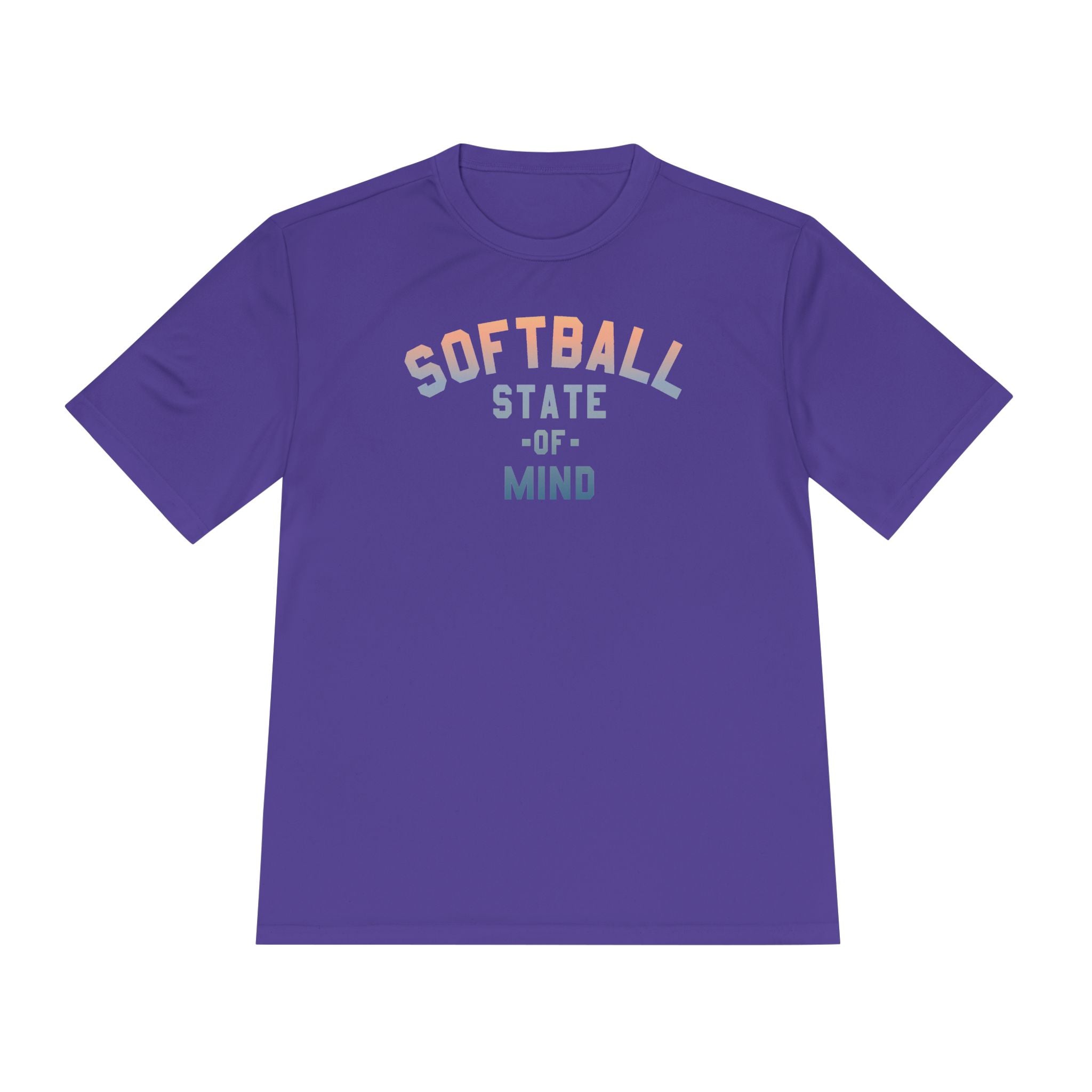 Softball State of Mind Dry Fit Tee - Rake Baseball Company - RAKE BASEBALL | BASEBALL T-SHIRT | BASEBALL CLOTHING | GOOD VIBES ONLY