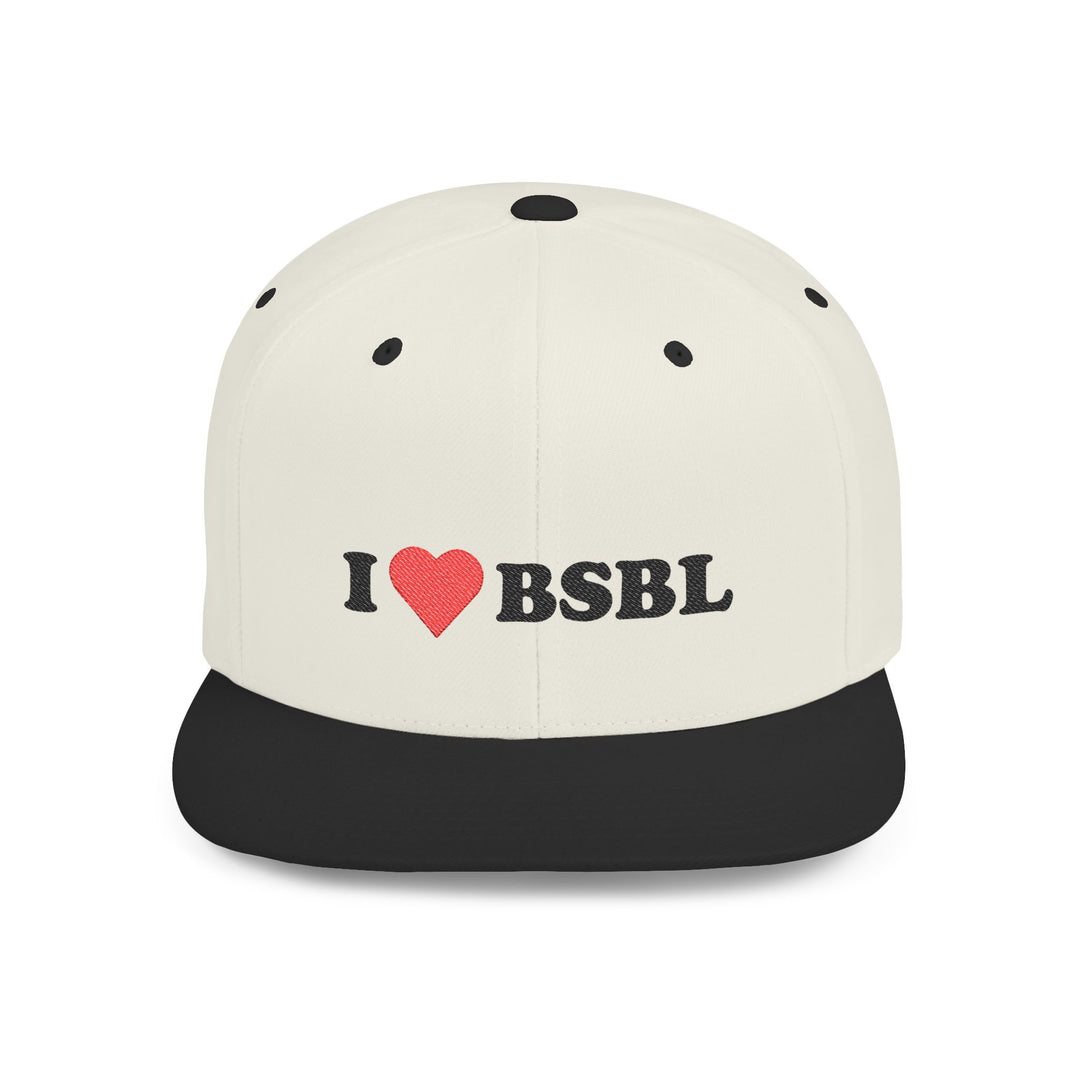 I Heart BSBL Snapback Hat