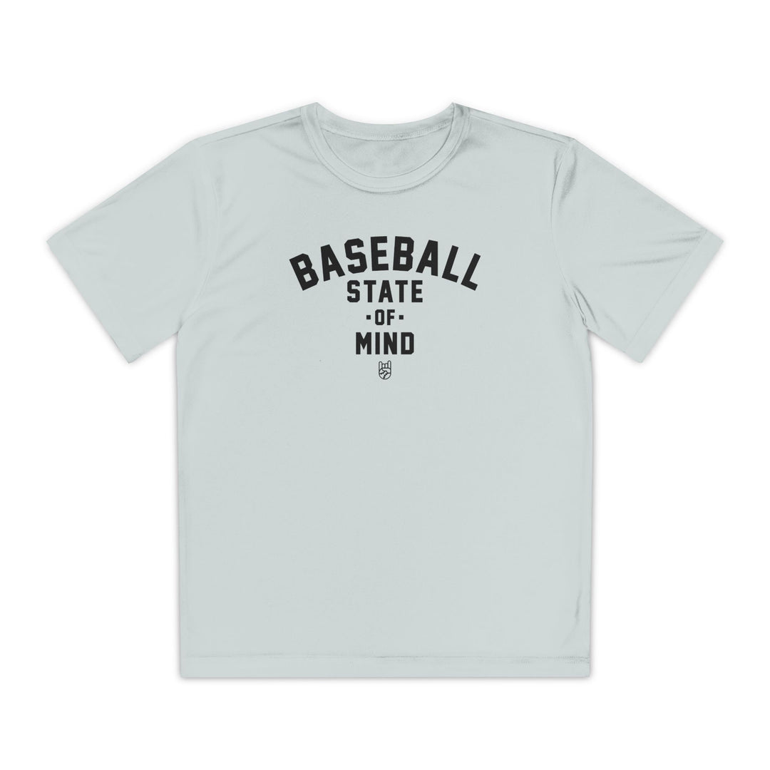 Kids Baseball State Of Mind Dry Fit Tee