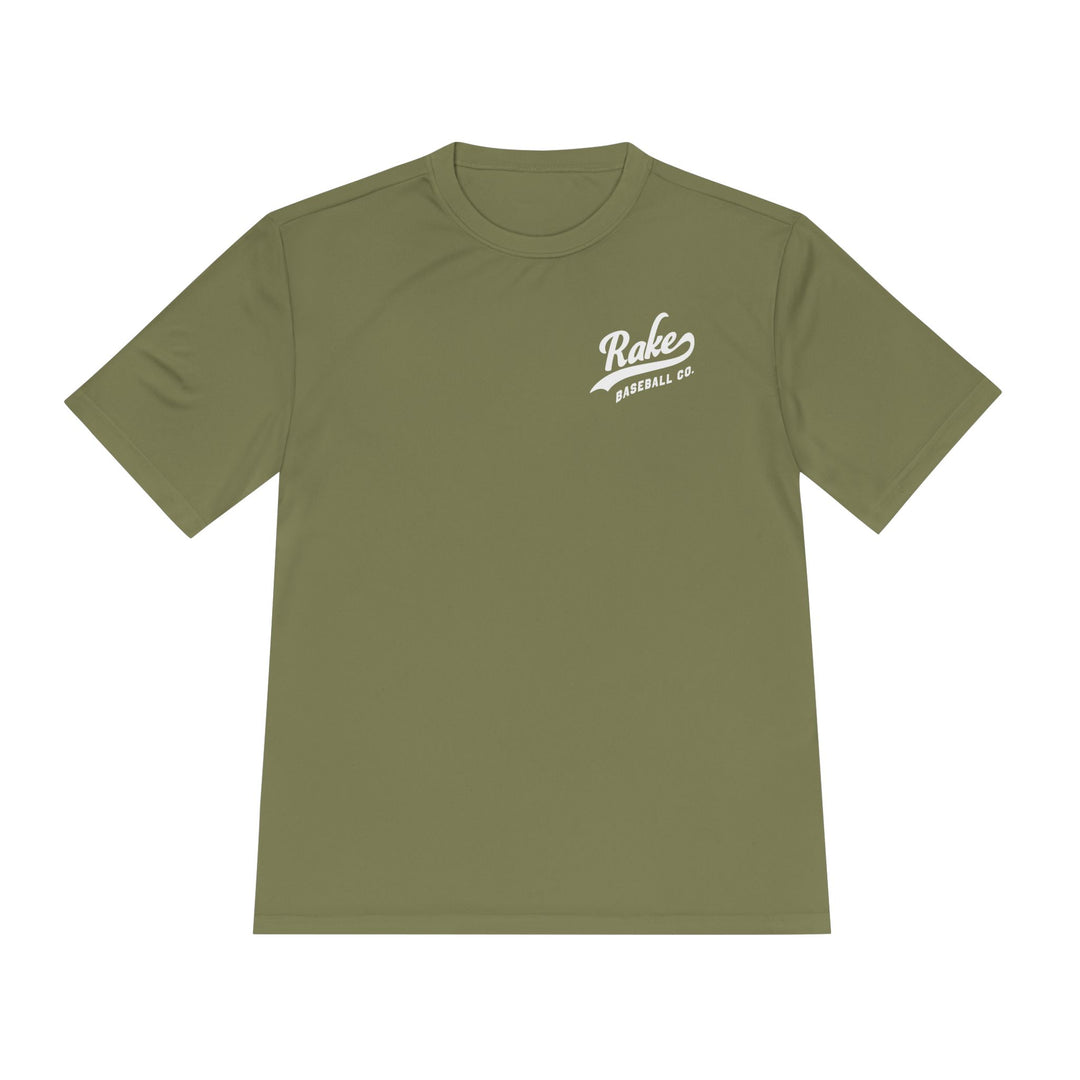 Mind Over Matter Dry Fit Tee - Rake Baseball Company - RAKE BASEBALL | BASEBALL T-SHIRT | BASEBALL CLOTHING | GOOD VIBES ONLY