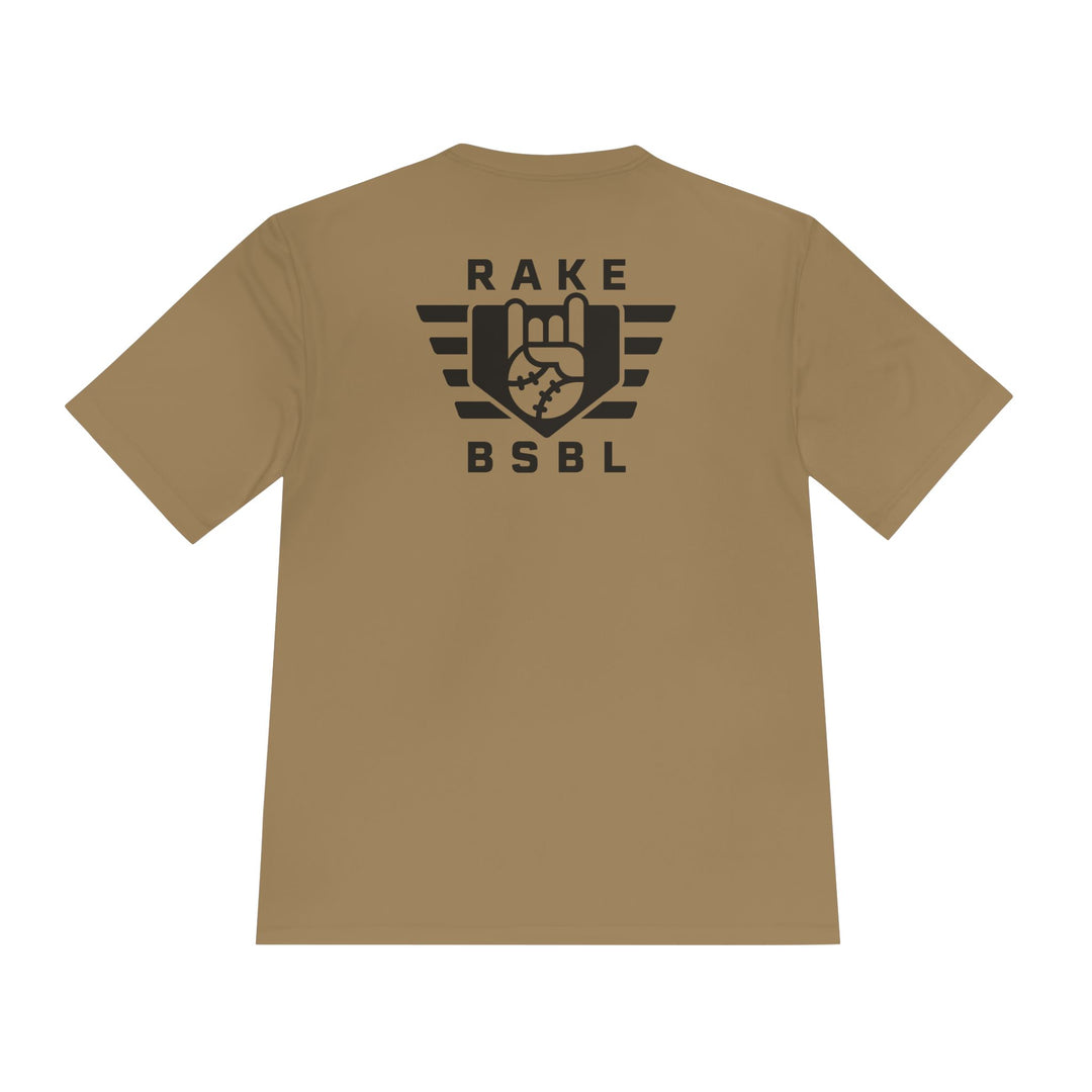 Rake Flag Dry Fit Tee - Rake Baseball Company - RAKE BASEBALL | BASEBALL T-SHIRT | BASEBALL CLOTHING | GOOD VIBES ONLY
