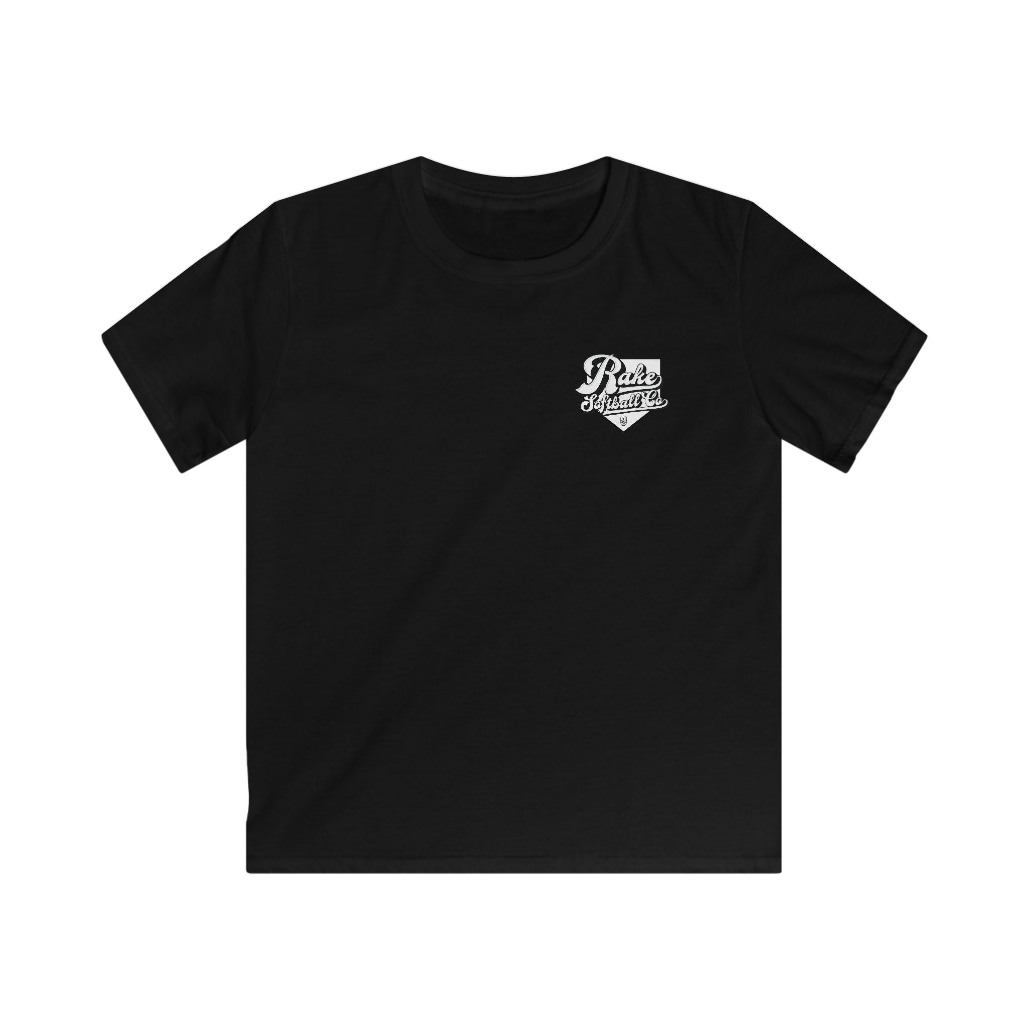 Kids Rake Softball Co. Tee - Rake Baseball Company - RAKE BASEBALL | BASEBALL T-SHIRT | BASEBALL CLOTHING | GOOD VIBES ONLY