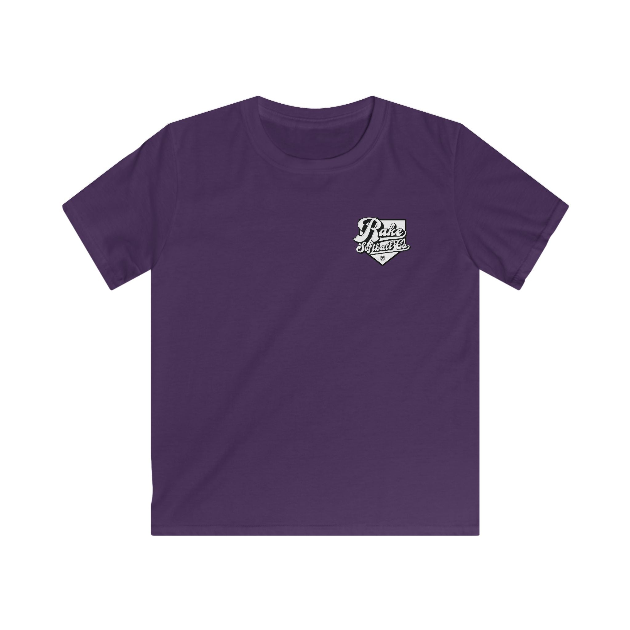Kids Rake Softball Co. Tee - Rake Baseball Company - RAKE BASEBALL | BASEBALL T-SHIRT | BASEBALL CLOTHING | GOOD VIBES ONLY