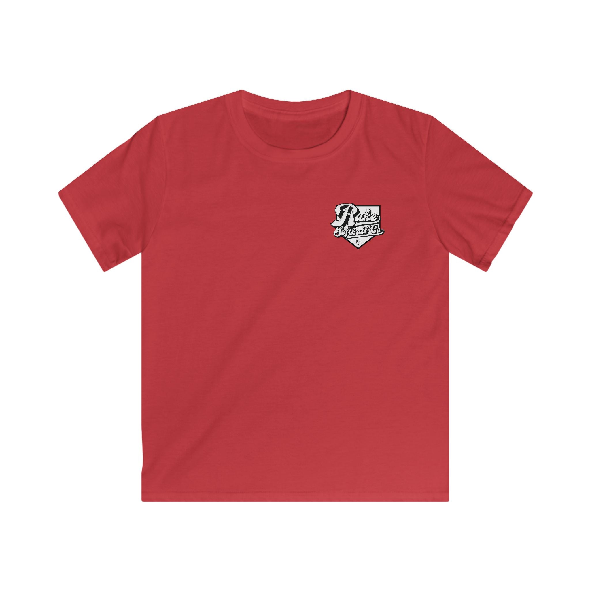 Kids Rake Softball Co. Tee - Rake Baseball Company - RAKE BASEBALL | BASEBALL T-SHIRT | BASEBALL CLOTHING | GOOD VIBES ONLY