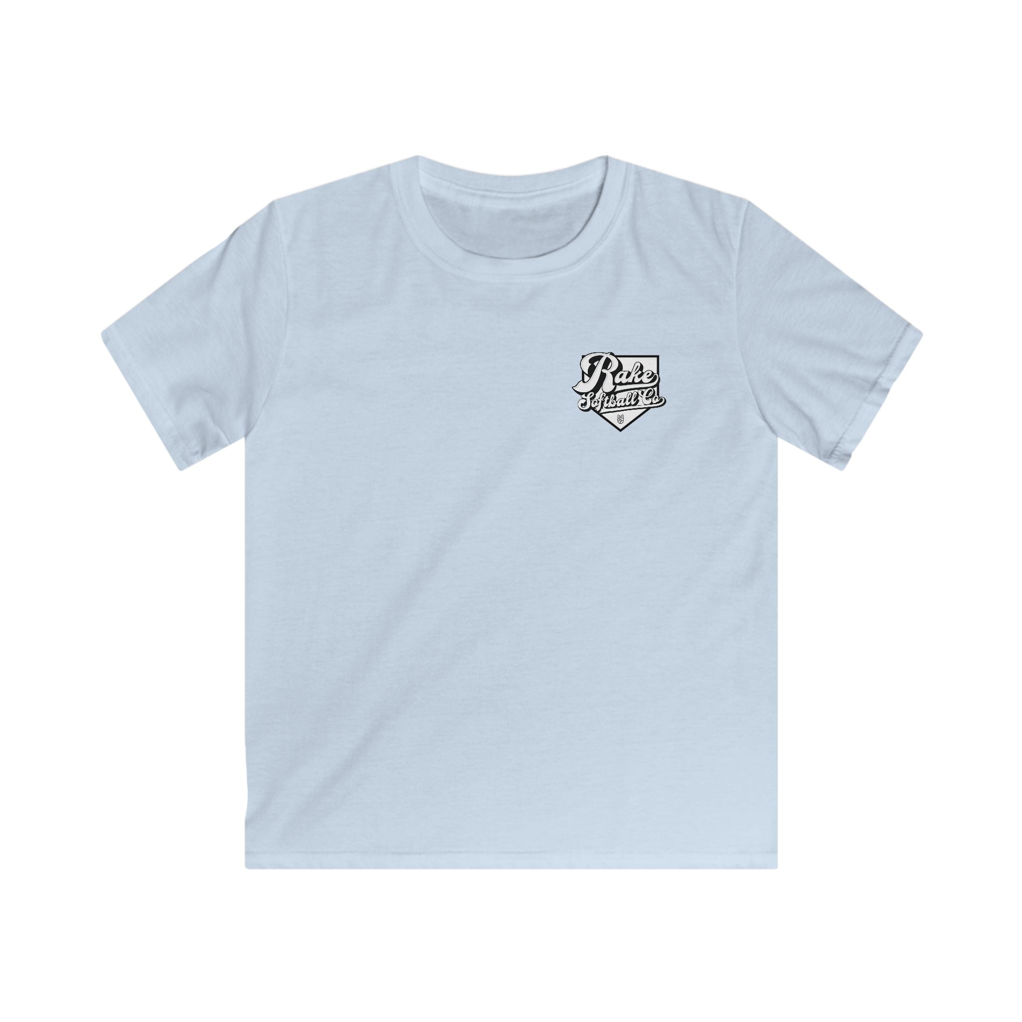 Kids Rake Softball Co. Tee - Rake Baseball Company - RAKE BASEBALL | BASEBALL T-SHIRT | BASEBALL CLOTHING | GOOD VIBES ONLY
