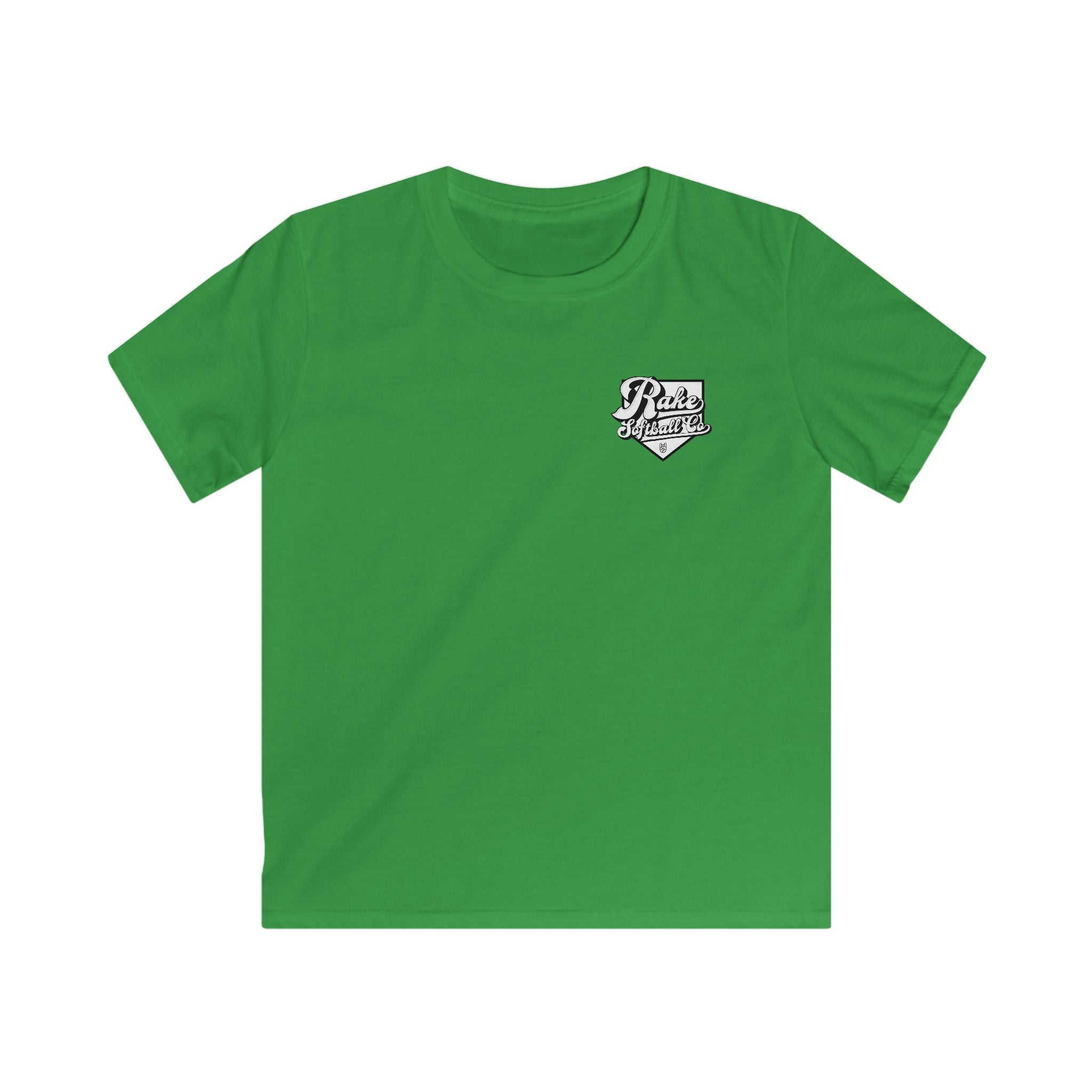Kids Rake Softball Co. Tee - Rake Baseball Company - RAKE BASEBALL | BASEBALL T-SHIRT | BASEBALL CLOTHING | GOOD VIBES ONLY