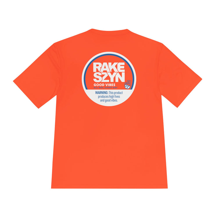 Rake SZYN Dry Fit Tee - Rake Baseball Company - RAKE BASEBALL | BASEBALL T-SHIRT | BASEBALL CLOTHING | GOOD VIBES ONLY