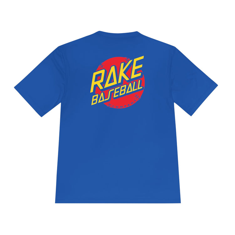 Rake Dot Dry Fit Tee - Rake Baseball Company - RAKE BASEBALL | BASEBALL T-SHIRT | BASEBALL CLOTHING | GOOD VIBES ONLY