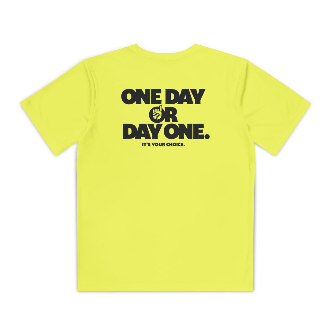 Kids One Day or Day One Dry Fit Tee - Rake Baseball Company - RAKE BASEBALL | BASEBALL T-SHIRT | BASEBALL CLOTHING | GOOD VIBES ONLY
