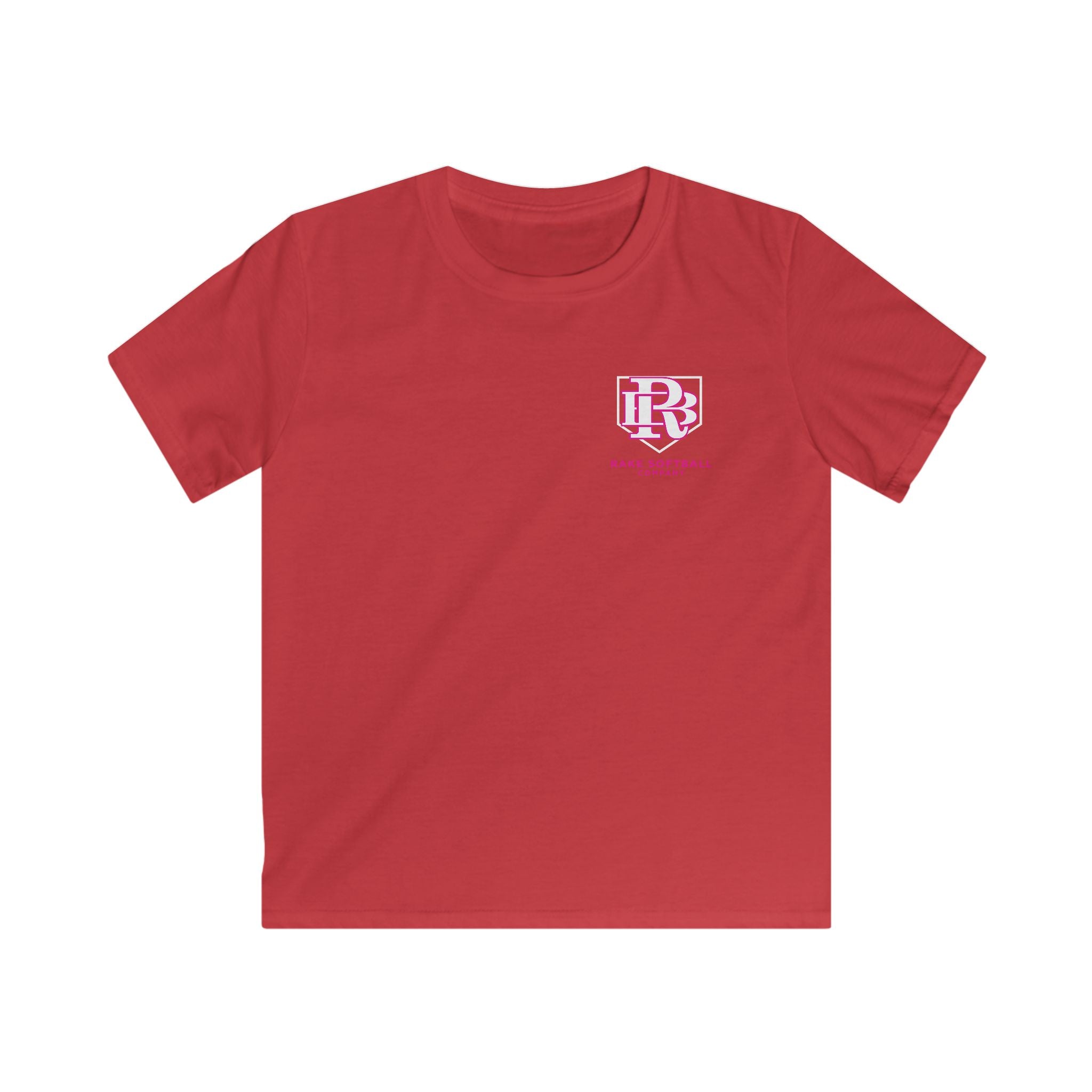 Kids RB Homeplate Softball Tee - Rake Baseball Company - RAKE BASEBALL | BASEBALL T-SHIRT | BASEBALL CLOTHING | GOOD VIBES ONLY